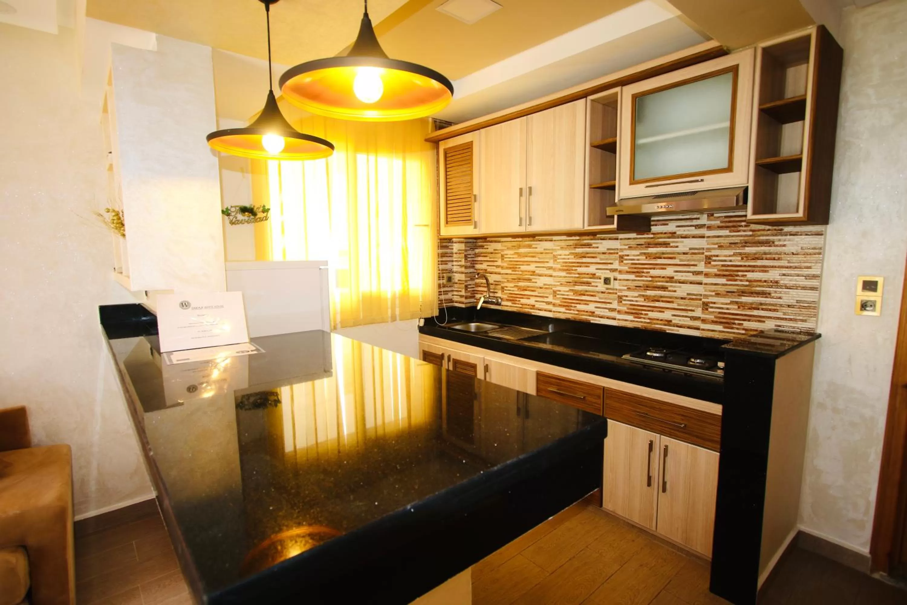 Kitchen or kitchenette in Dakhla White Hotel