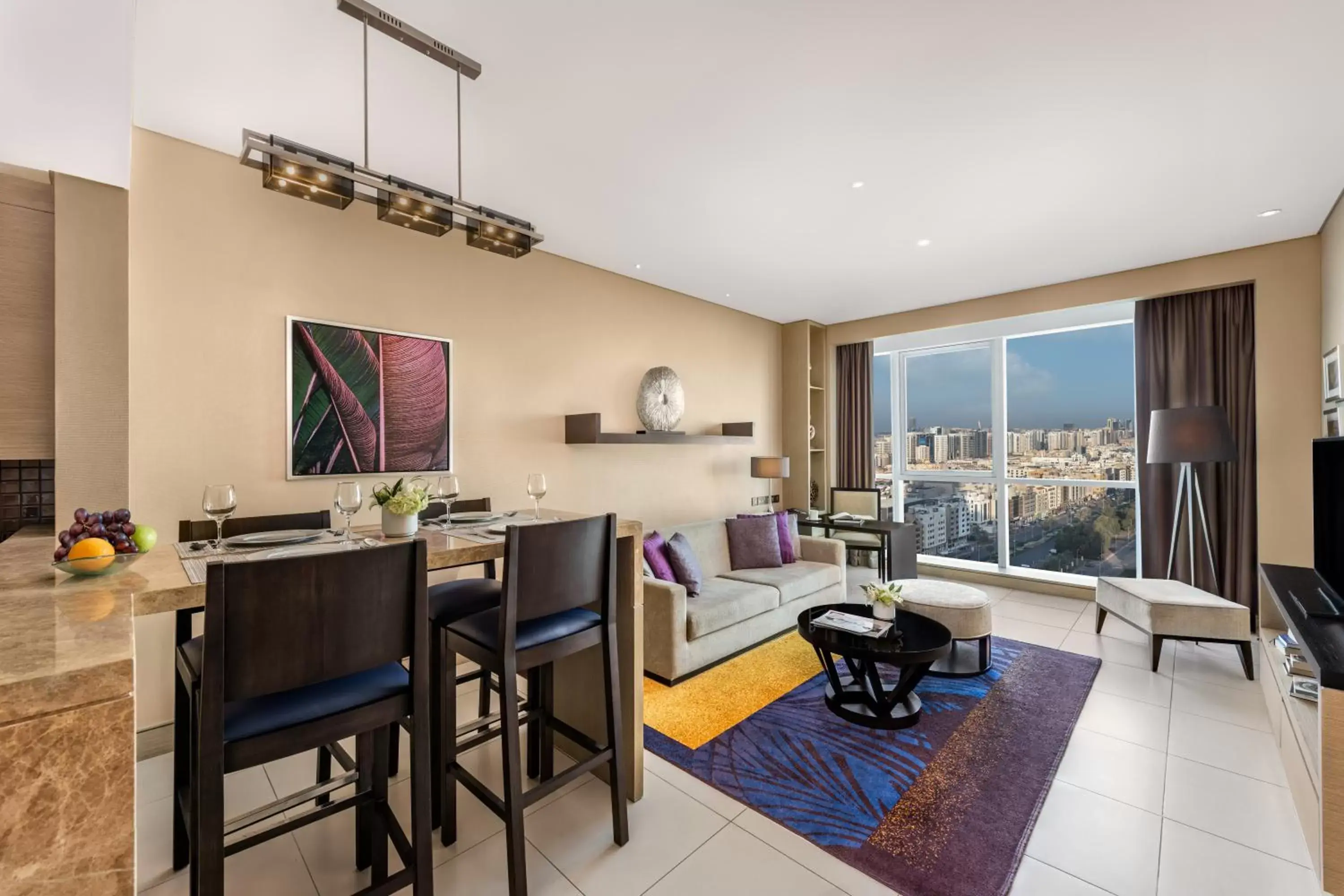 Living room in Dusit Thani Abu Dhabi