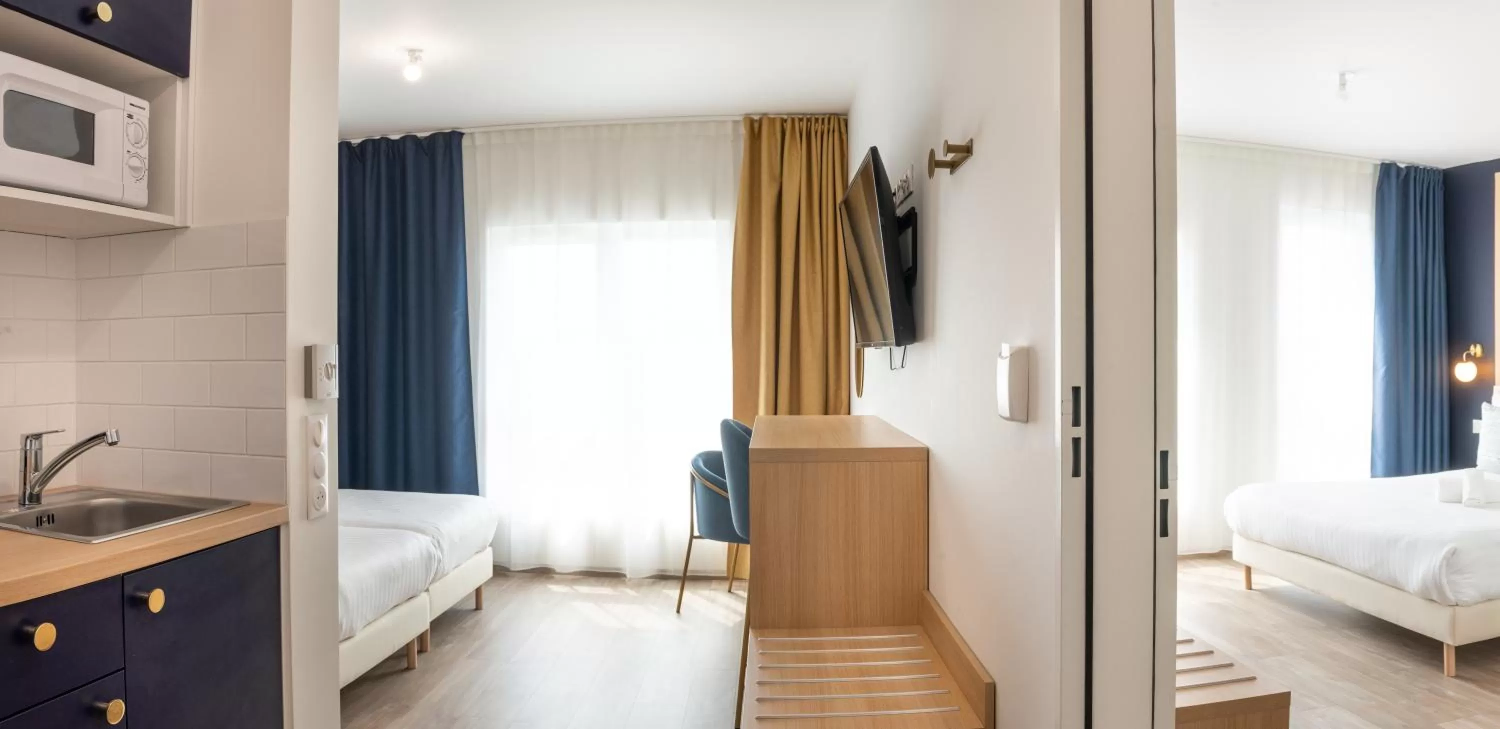 Photo of the whole room in The Originals Résidence Le Monde Paris Ivry Confluence