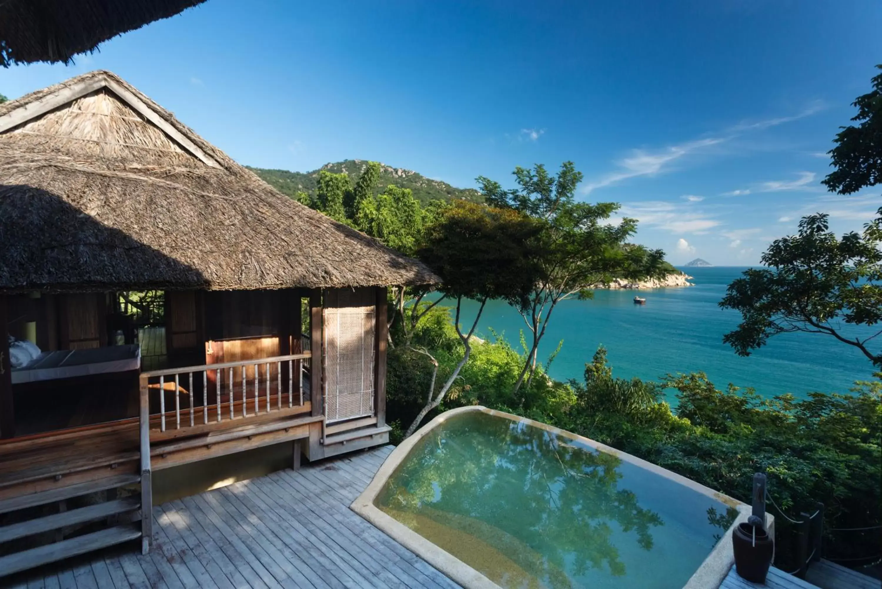 Sea view, Swimming Pool in Six Senses Ninh Van Bay