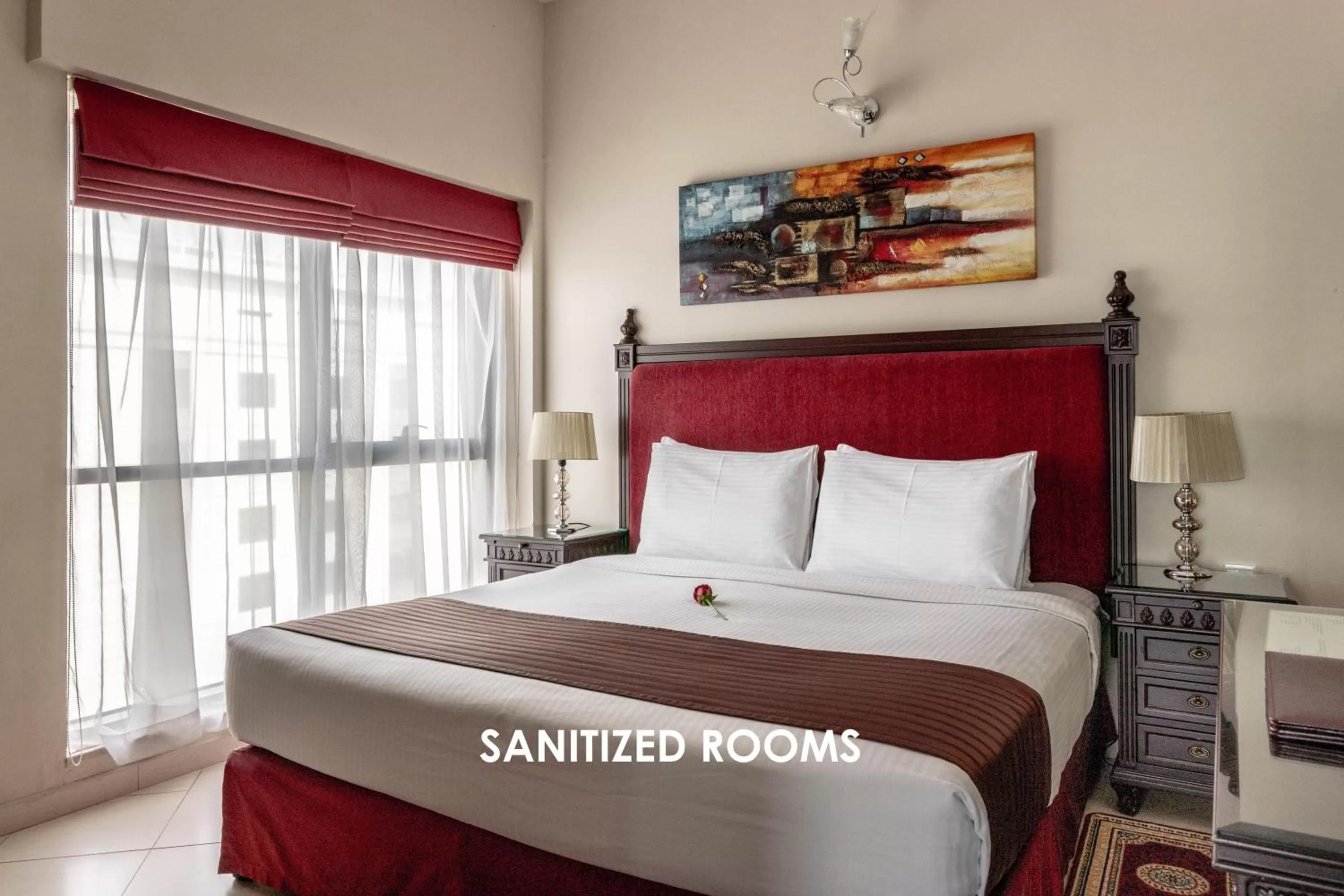 Bed in Auris Boutique Hotel Apartments, Al Barsha - At The Mall