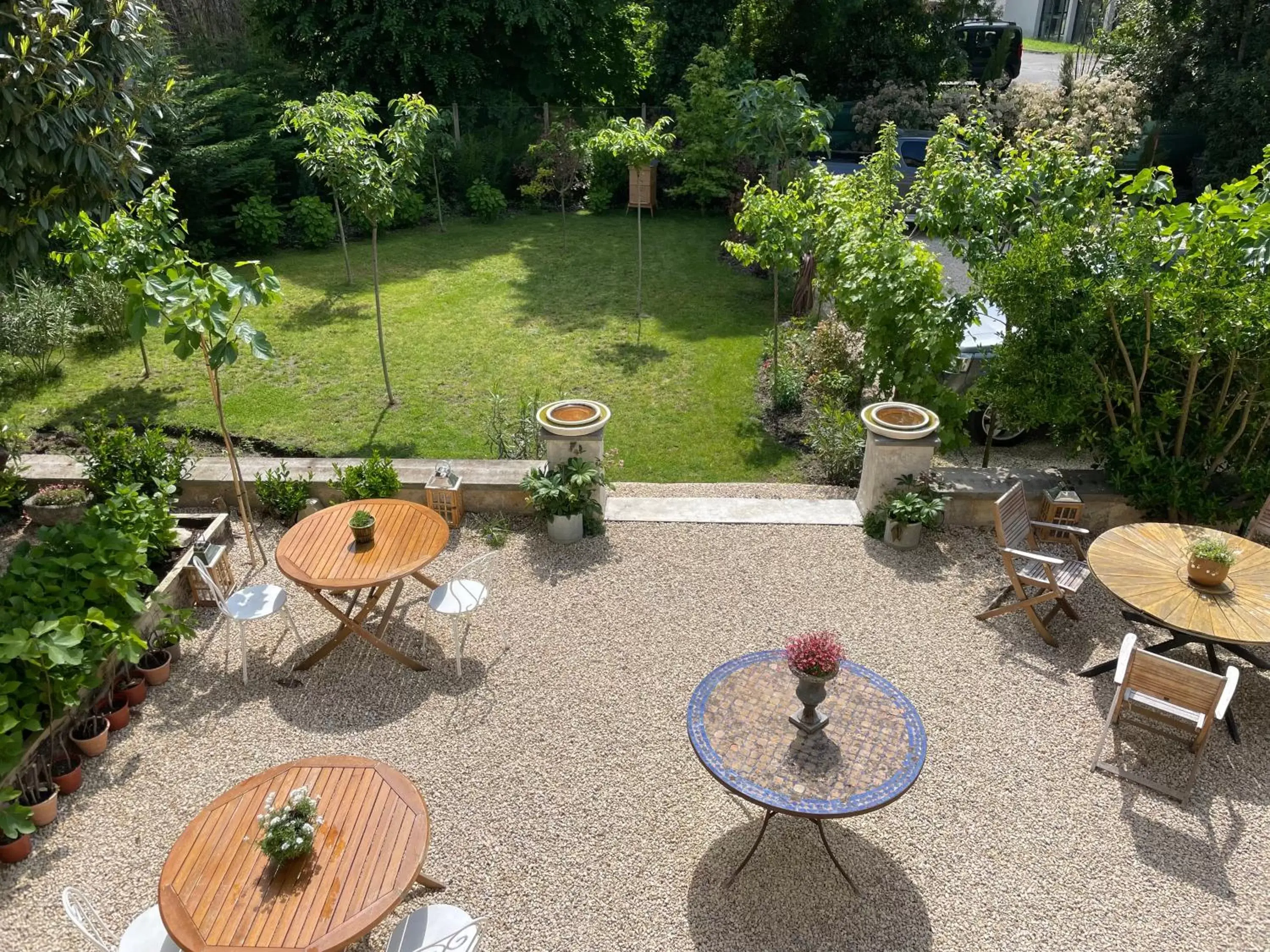 Garden in La Villa de Chinon