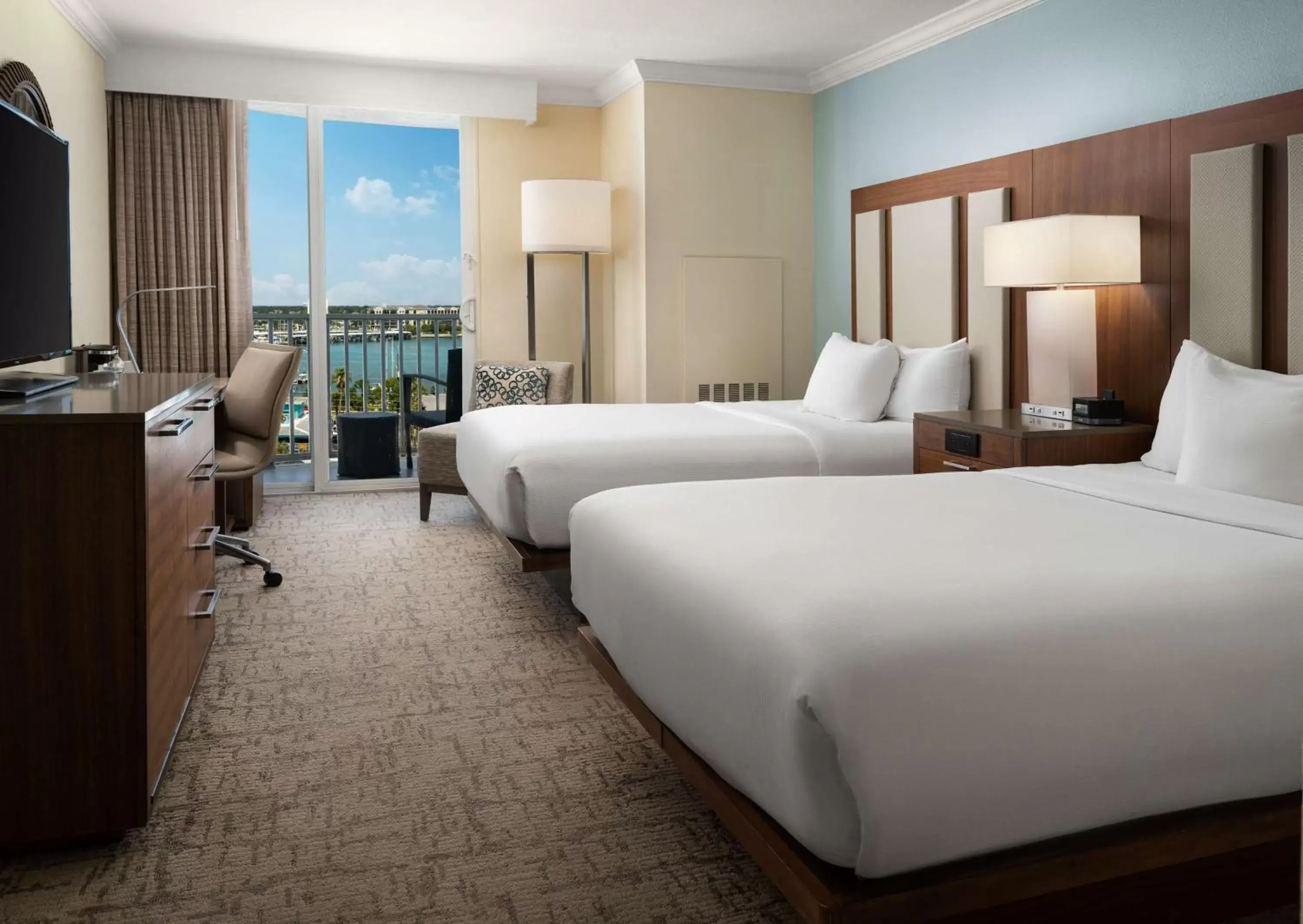 Bedroom in Hilton Clearwater Beach Resort & Spa