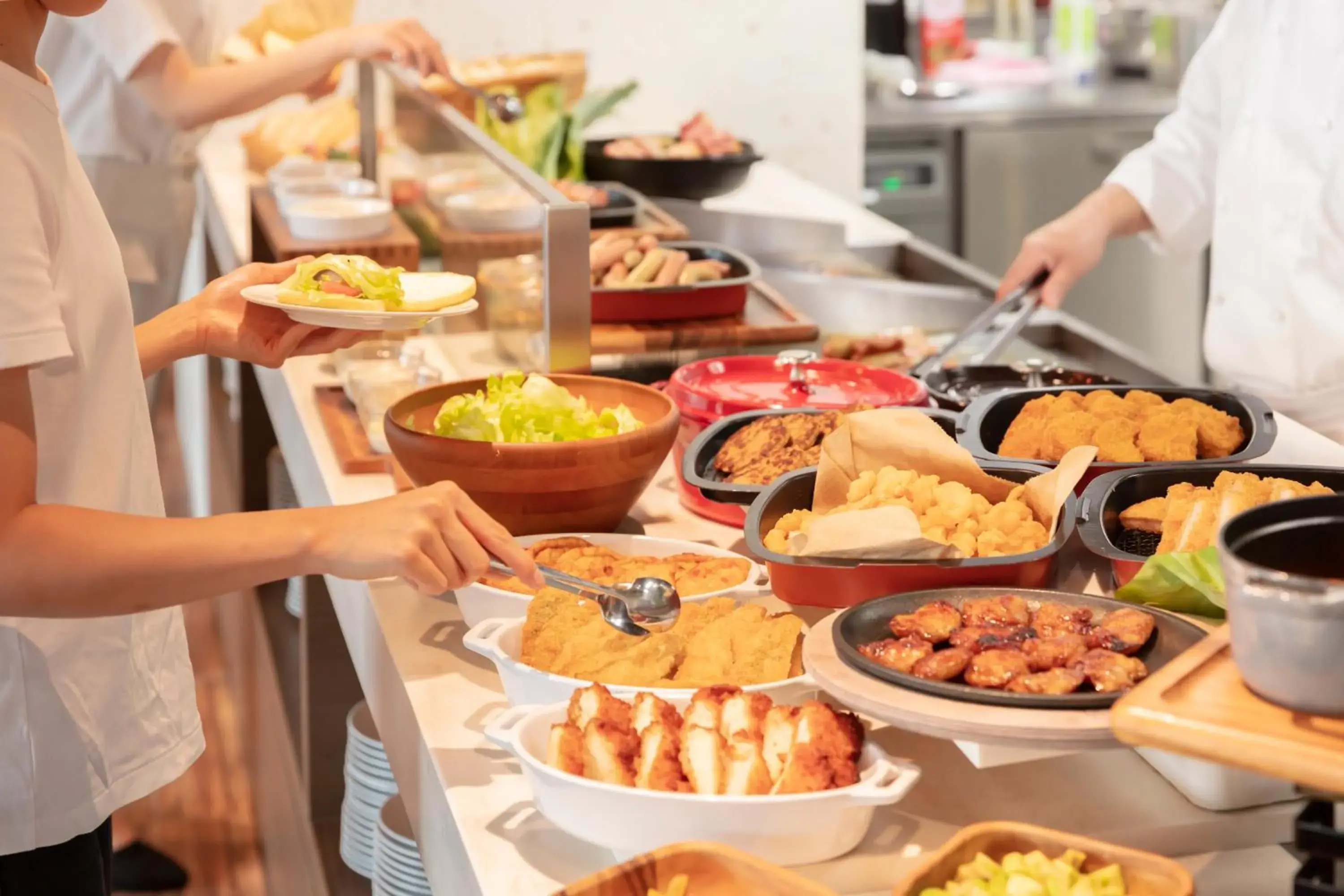 Buffet breakfast in Hewitt Resort Naha 