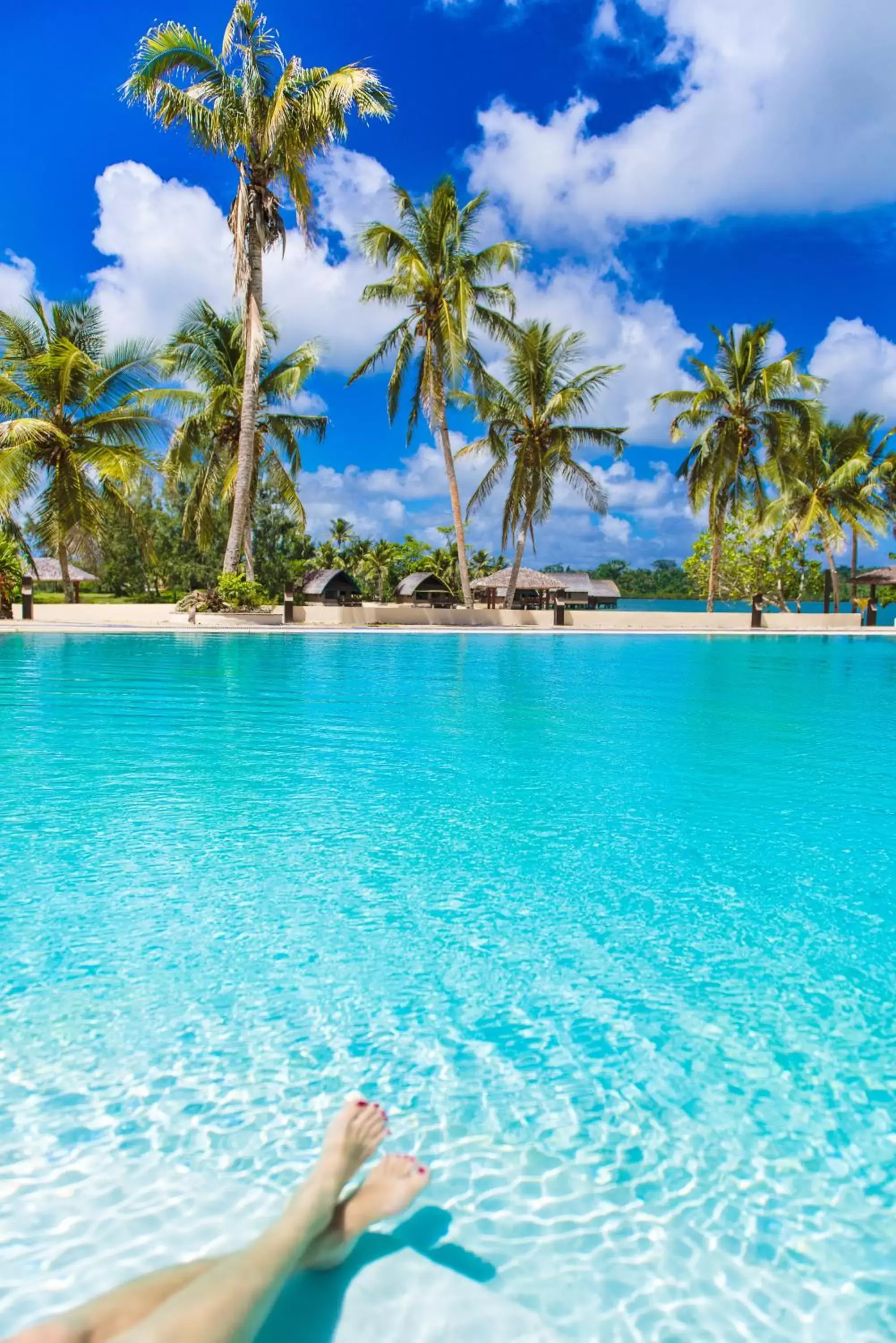 Swimming pool, Beach in Holiday Inn Resort Vanuatu, an IHG Hotel