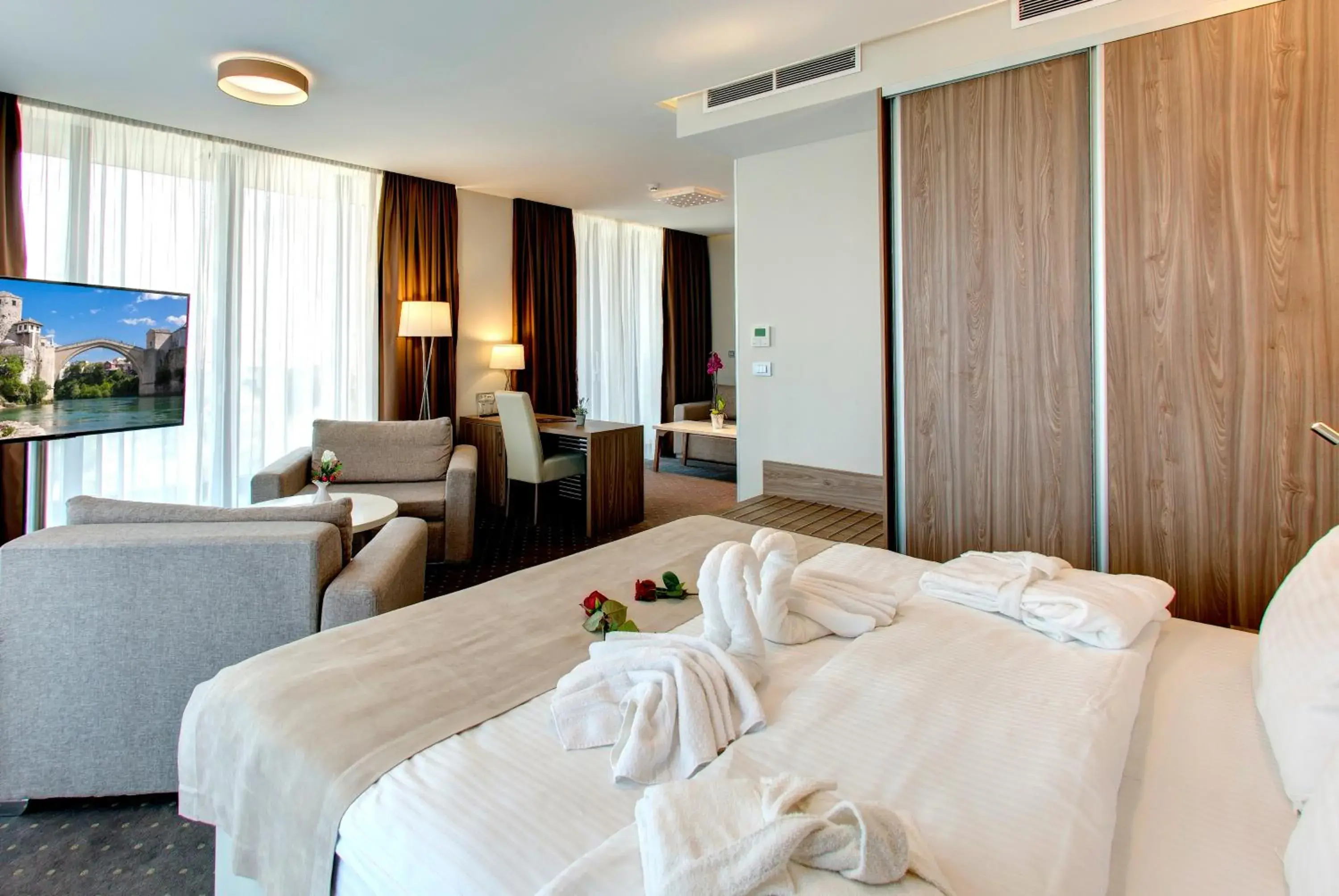 Bed in Hotel Eden