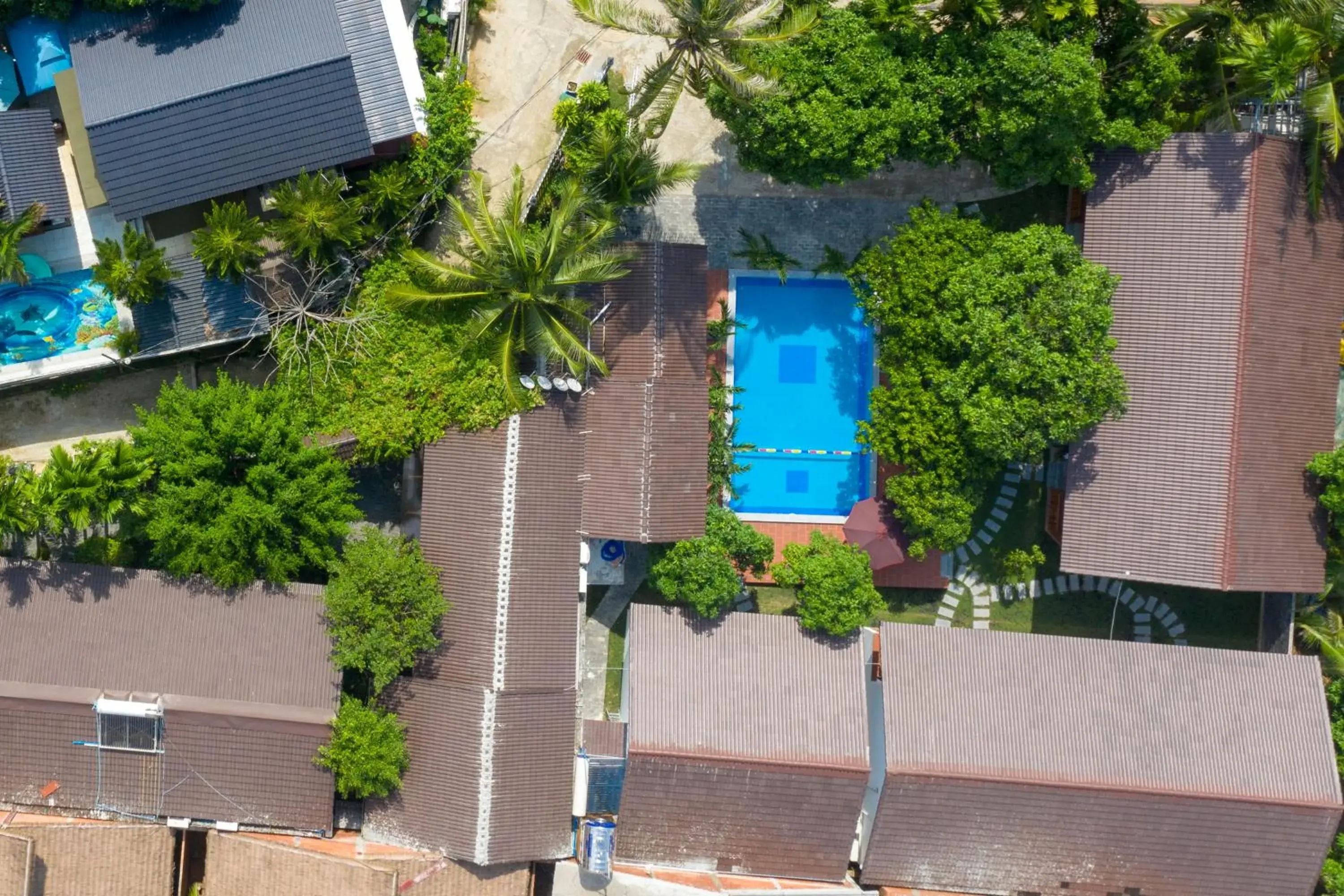 Floor plan, Bird's-eye View in Phu Quoc Villa