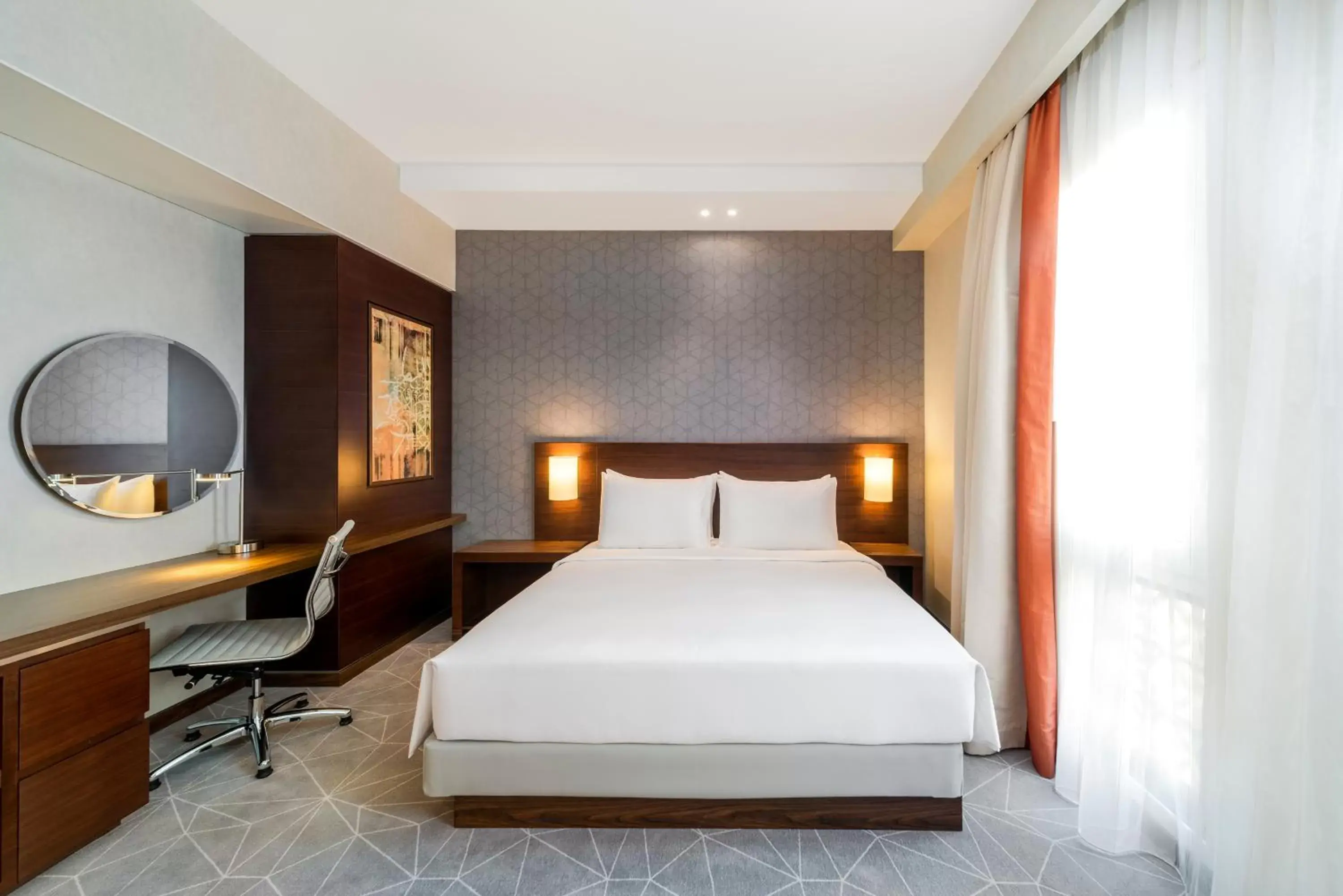 Bed in Hyatt Place Dubai Wasl District