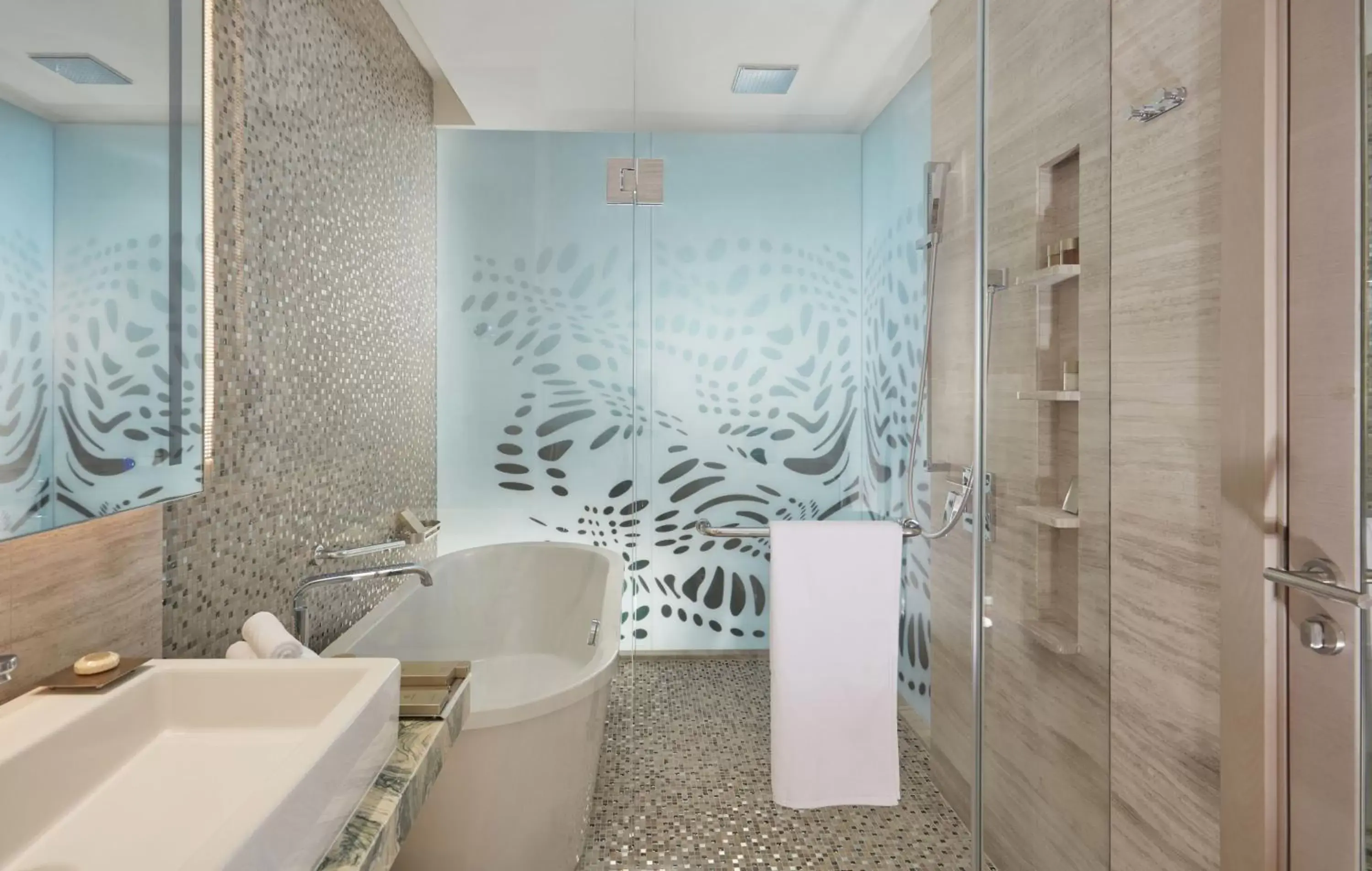 Shower, Bathroom in Royal M Hotel & Resort Abu Dhabi