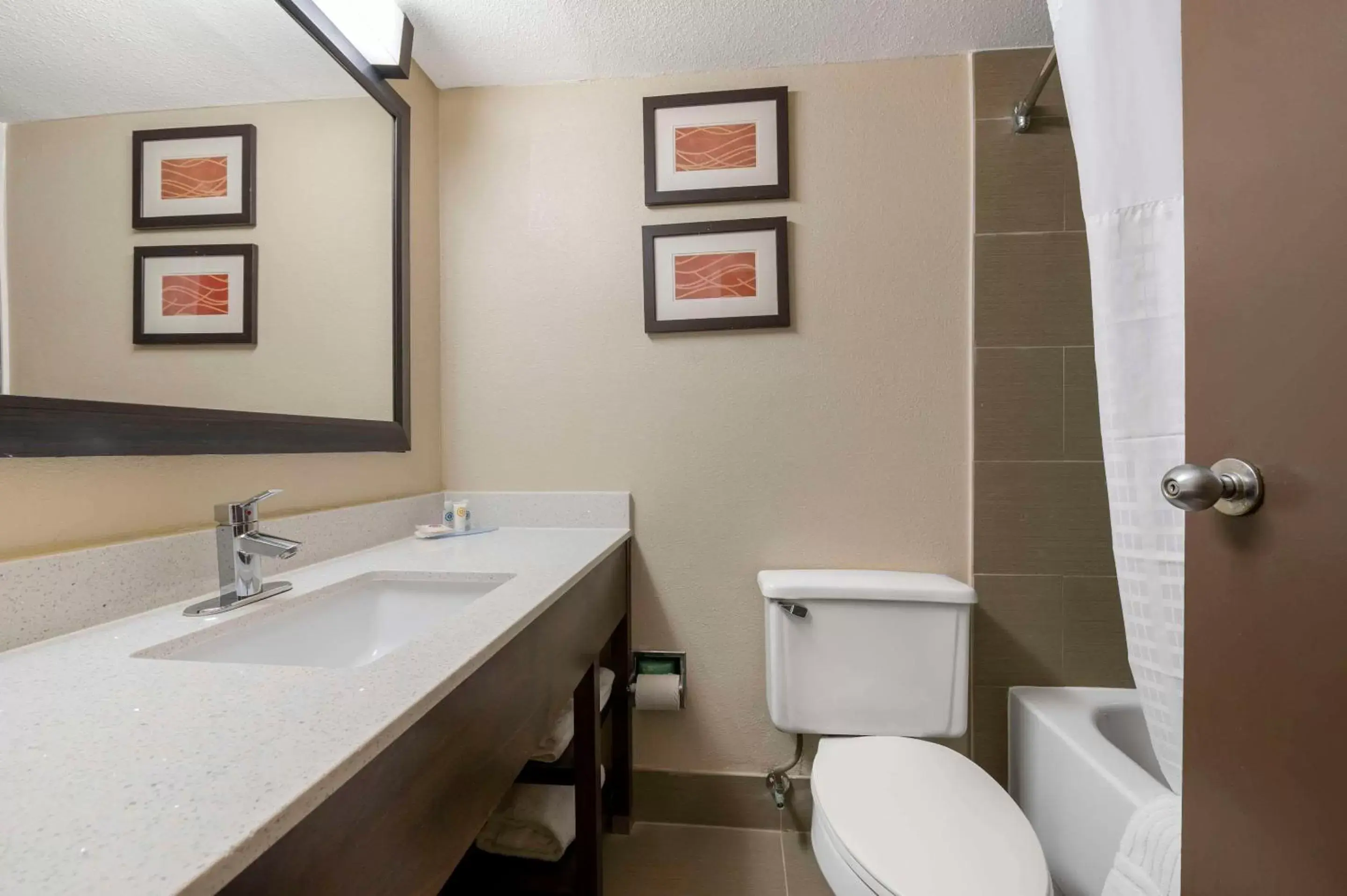 Bathroom in Comfort Inn & Suites North at the Pyramids