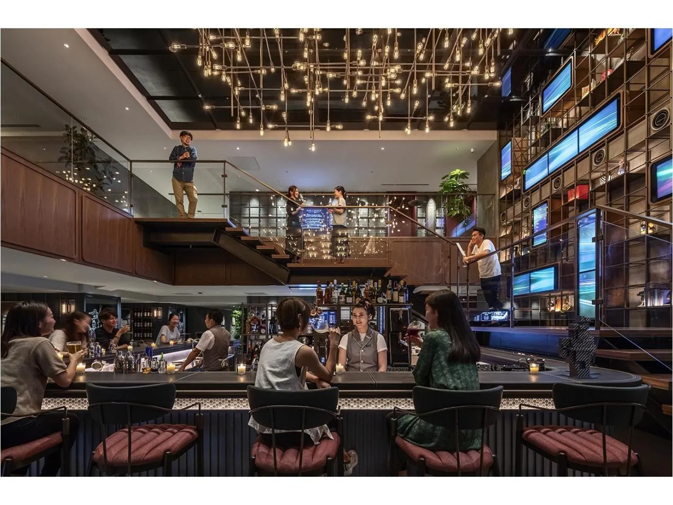 Lounge or bar in The Millennials Fukuoka