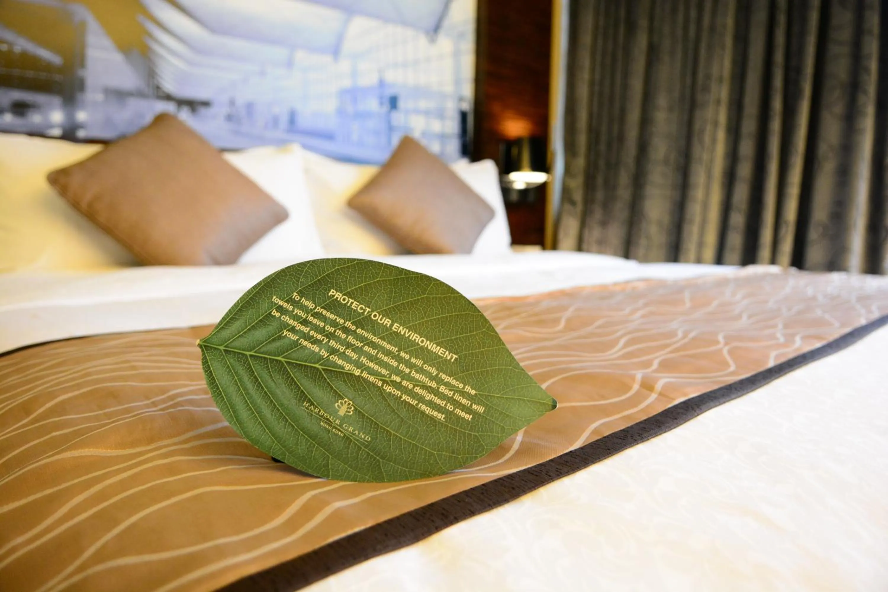 Bed in Harbour Grand Hong Kong