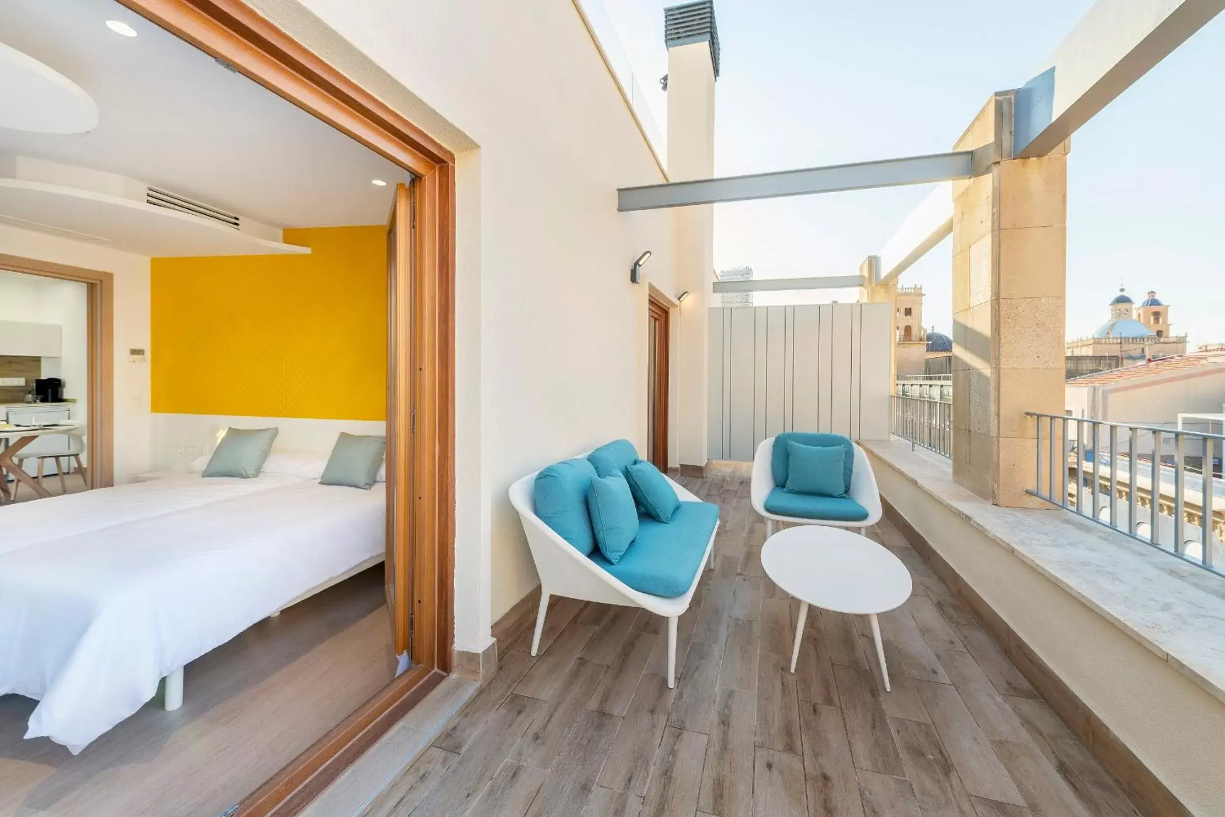 Balcony/Terrace in Odyssey Rooms Alicante