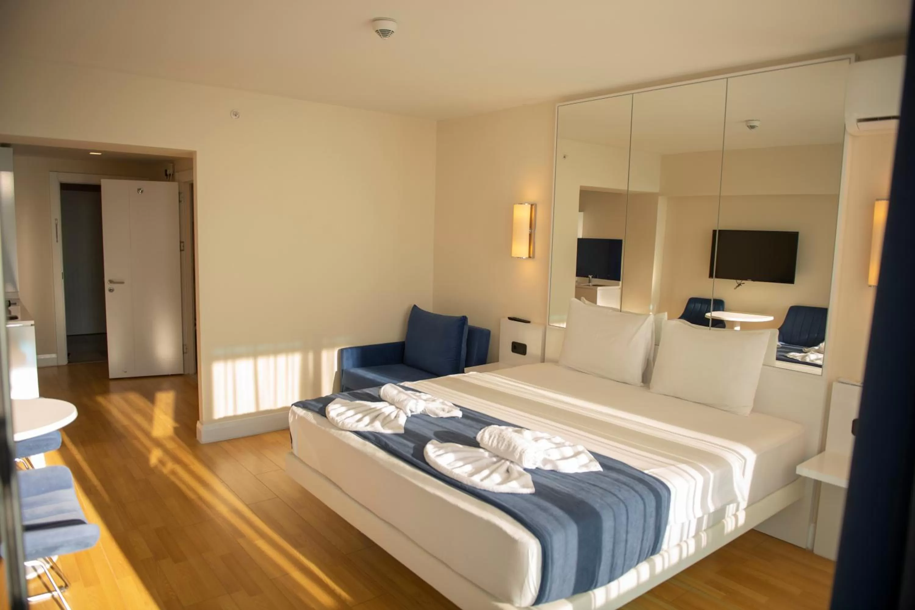 Bed in Orbi City Batumi Black Sea Arena