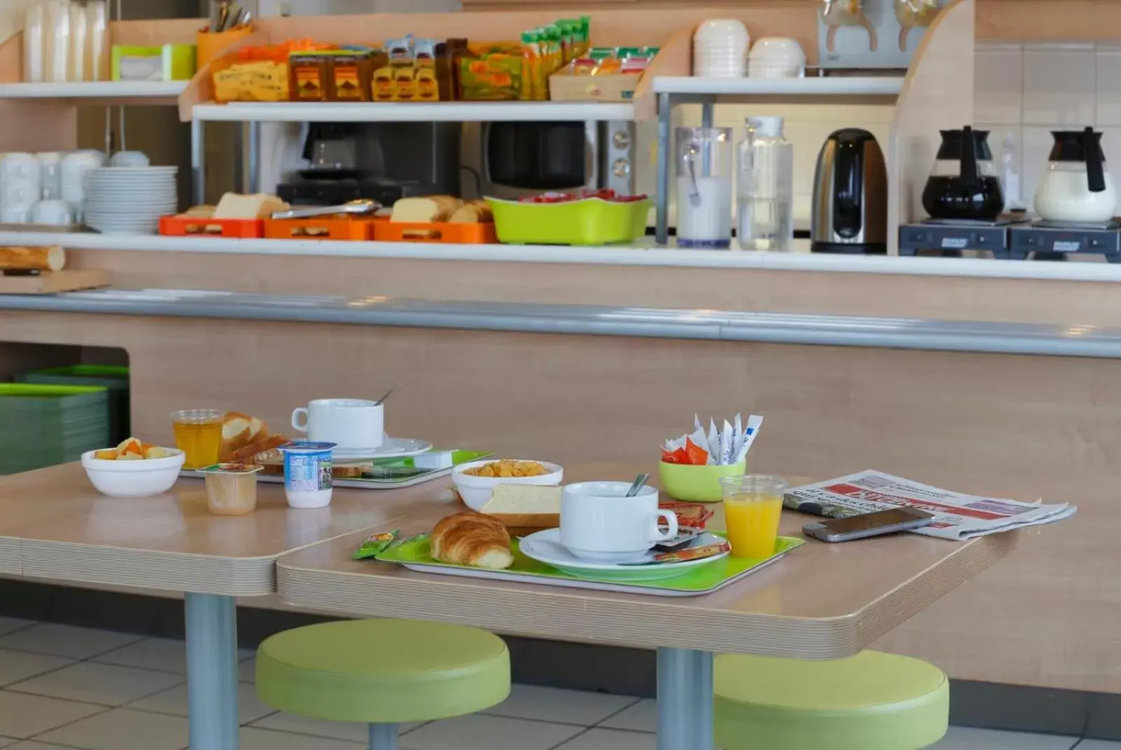 Buffet breakfast, Restaurant/Places to Eat in Hotel Ibis Budget Cosne Sur Loire