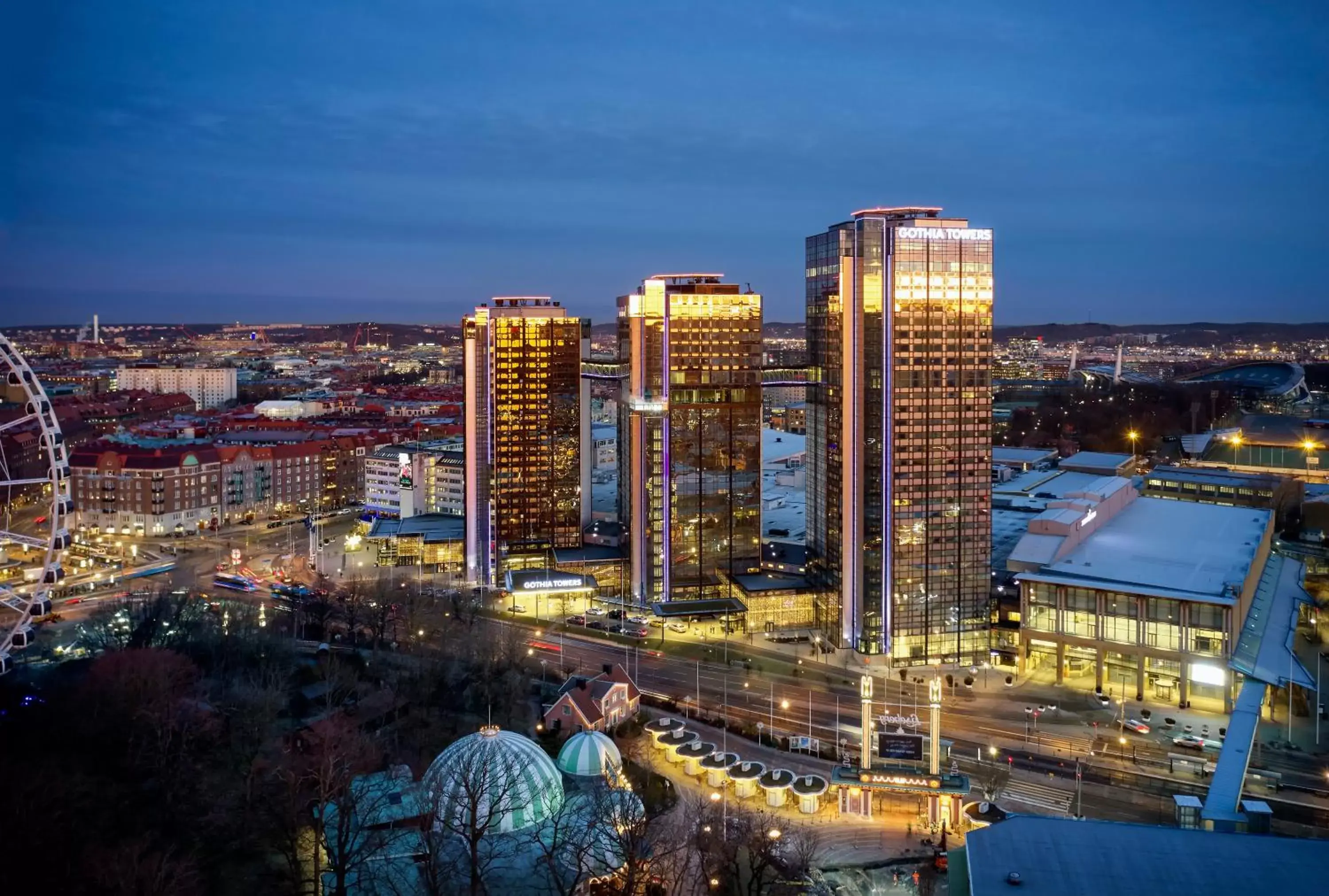 Off site, Bird's-eye View in Gothia Towers