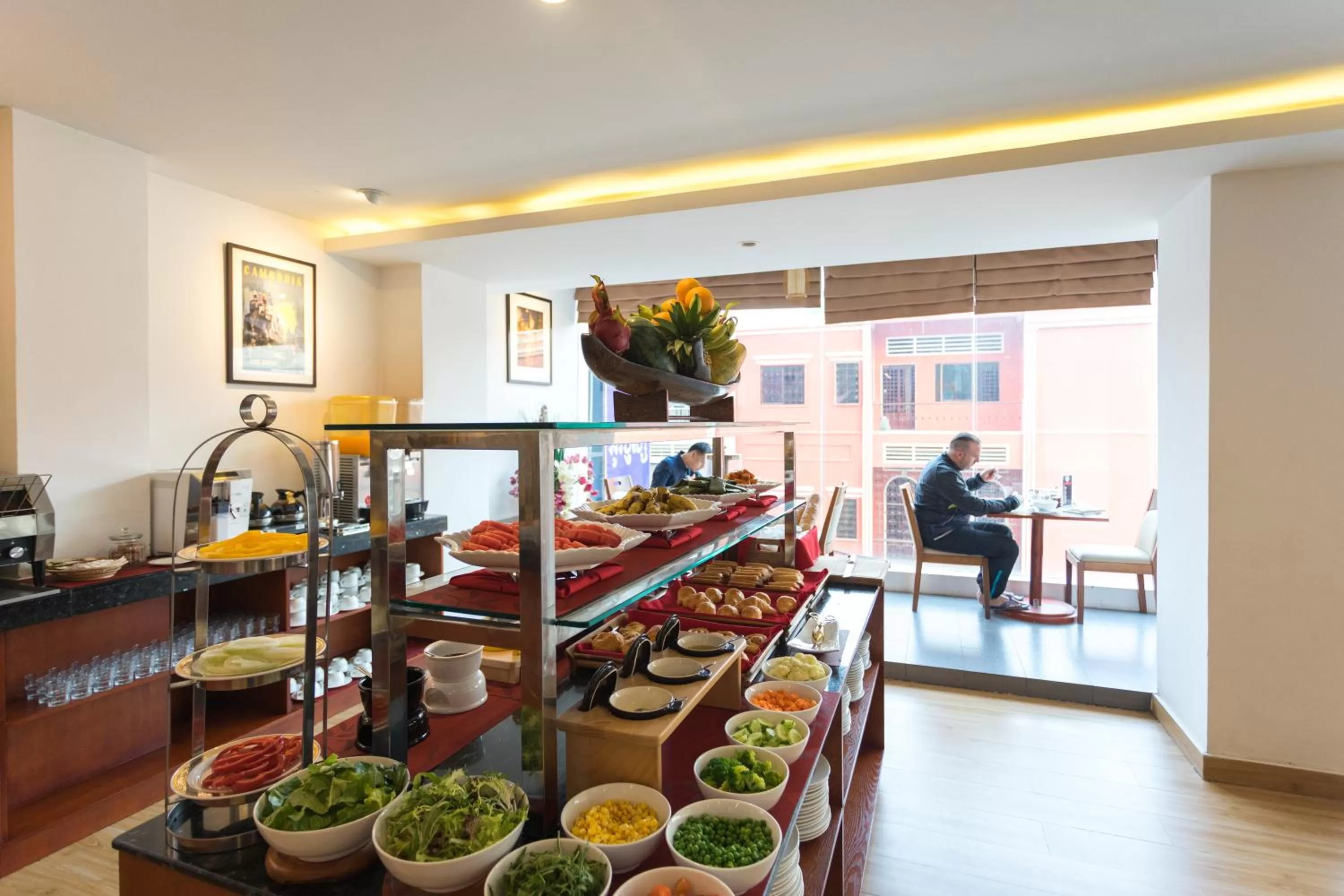 Buffet breakfast in Orussey One Hotel & Apartment