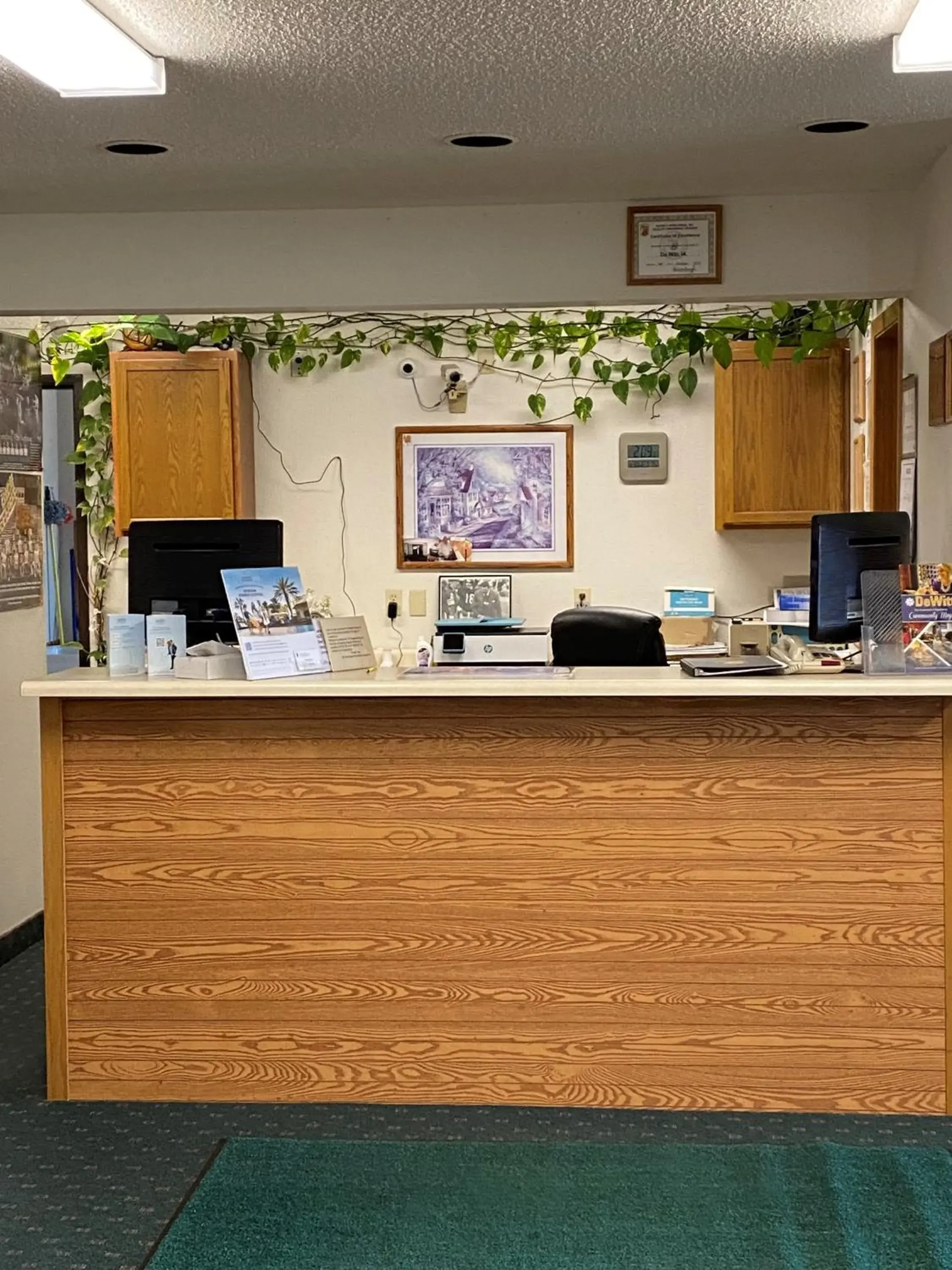 Lobby or reception in Super 8 by Wyndham Dewitt Lobby or reception in Super 8 by Wyndham Dewitt