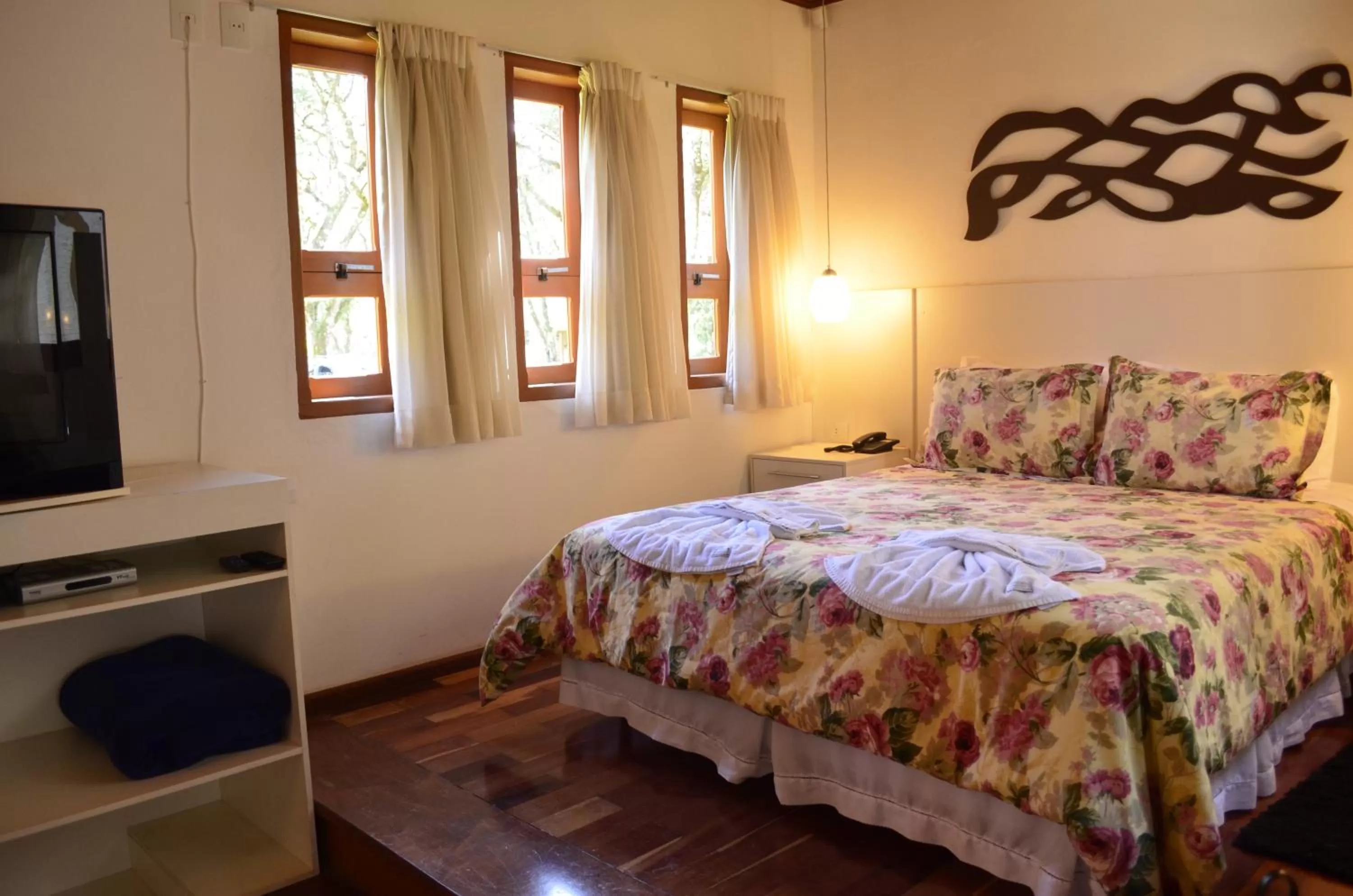 Decorative detail, Bed in Pousada Toca Da Coruja