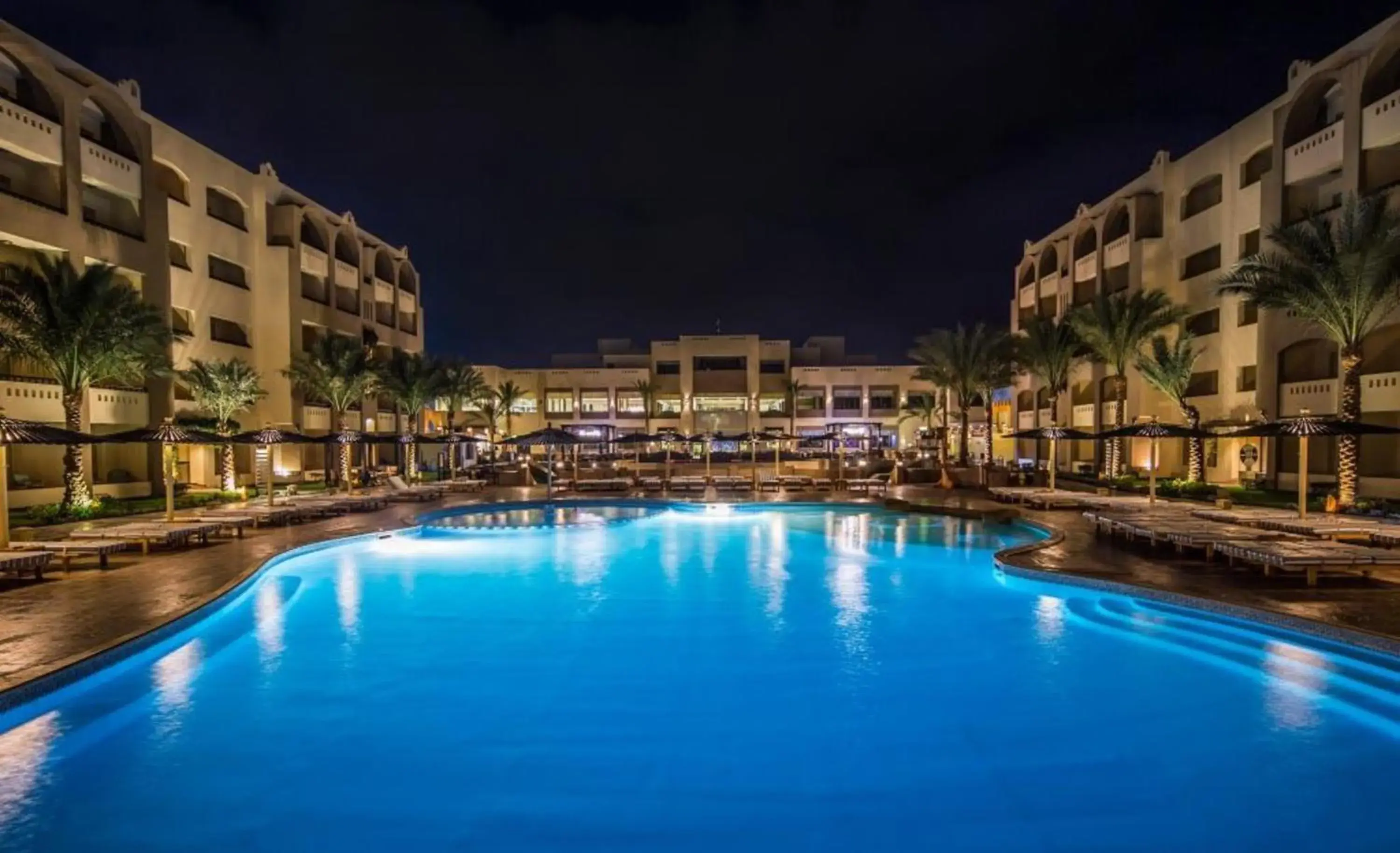 Pool view, Swimming Pool in El Karma Beach Resort & Aqua Park - Hurghada