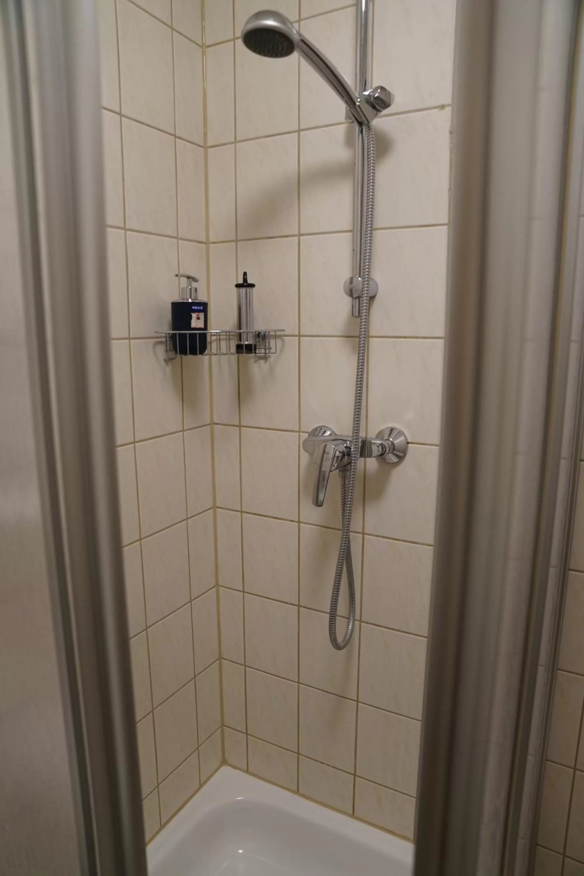 Shower in Hotel zum Grafen Hallermunt