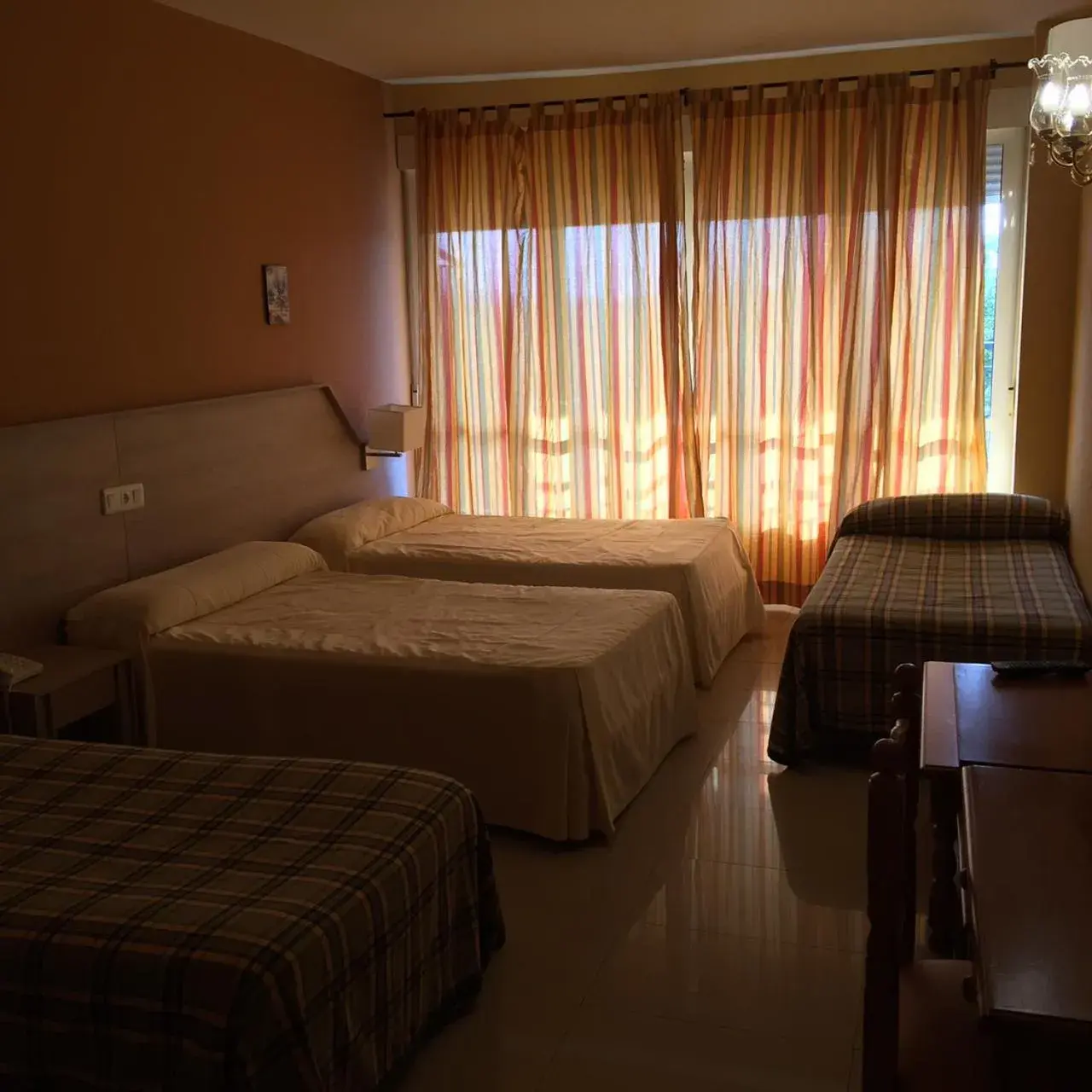 Bed in Hotel Manzanares