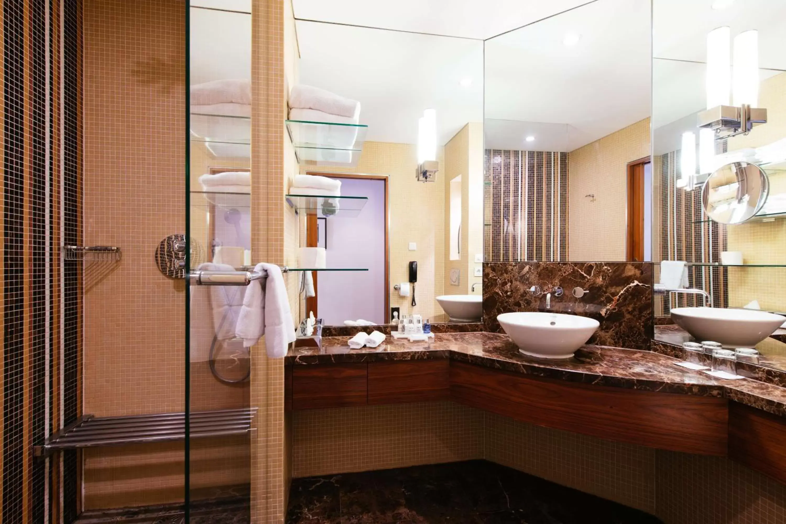 Shower, Bathroom in Radisson Blu Style Hotel, Vienna