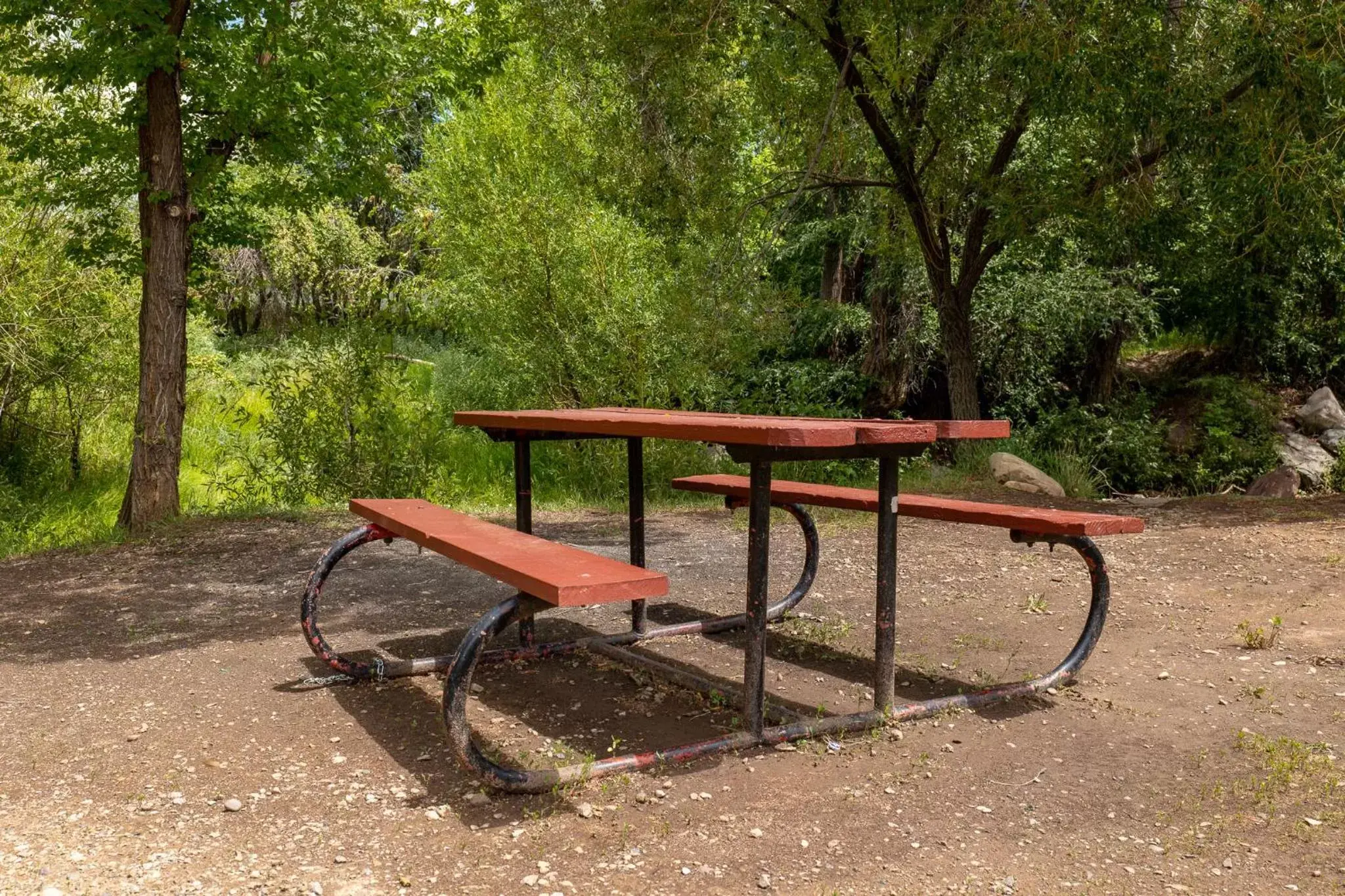 Seating area in Motel Durango