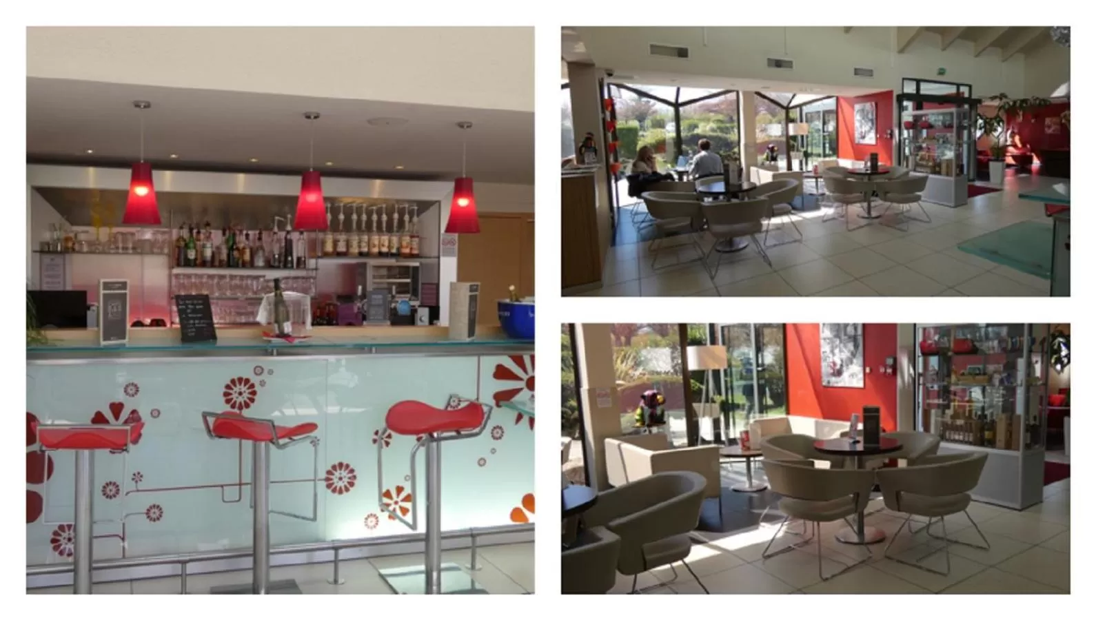 Lounge or bar in ibis Saintes