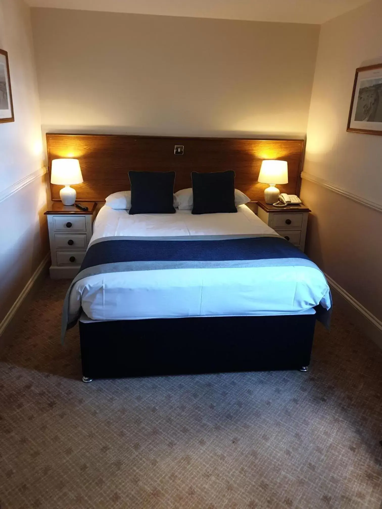 Bed in The Pegwell Bay Hotel