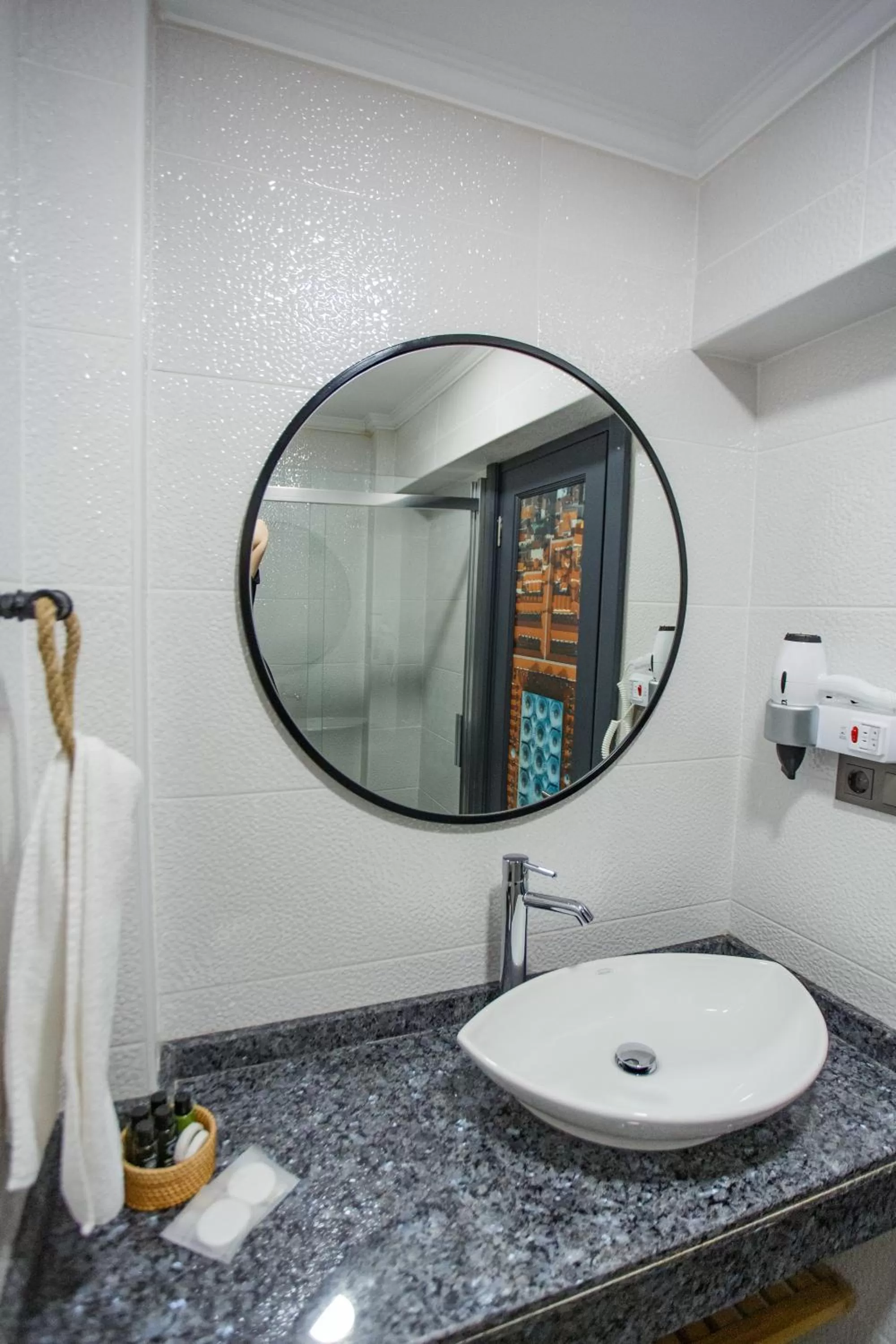 Bathroom in Istanbul Old City Colorful Houses Balat PETRION Hotel