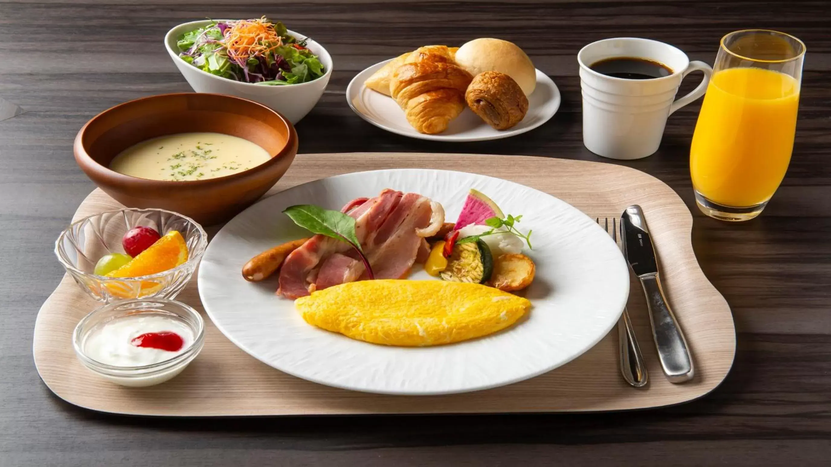 Breakfast in Via Inn Shinsaibashi