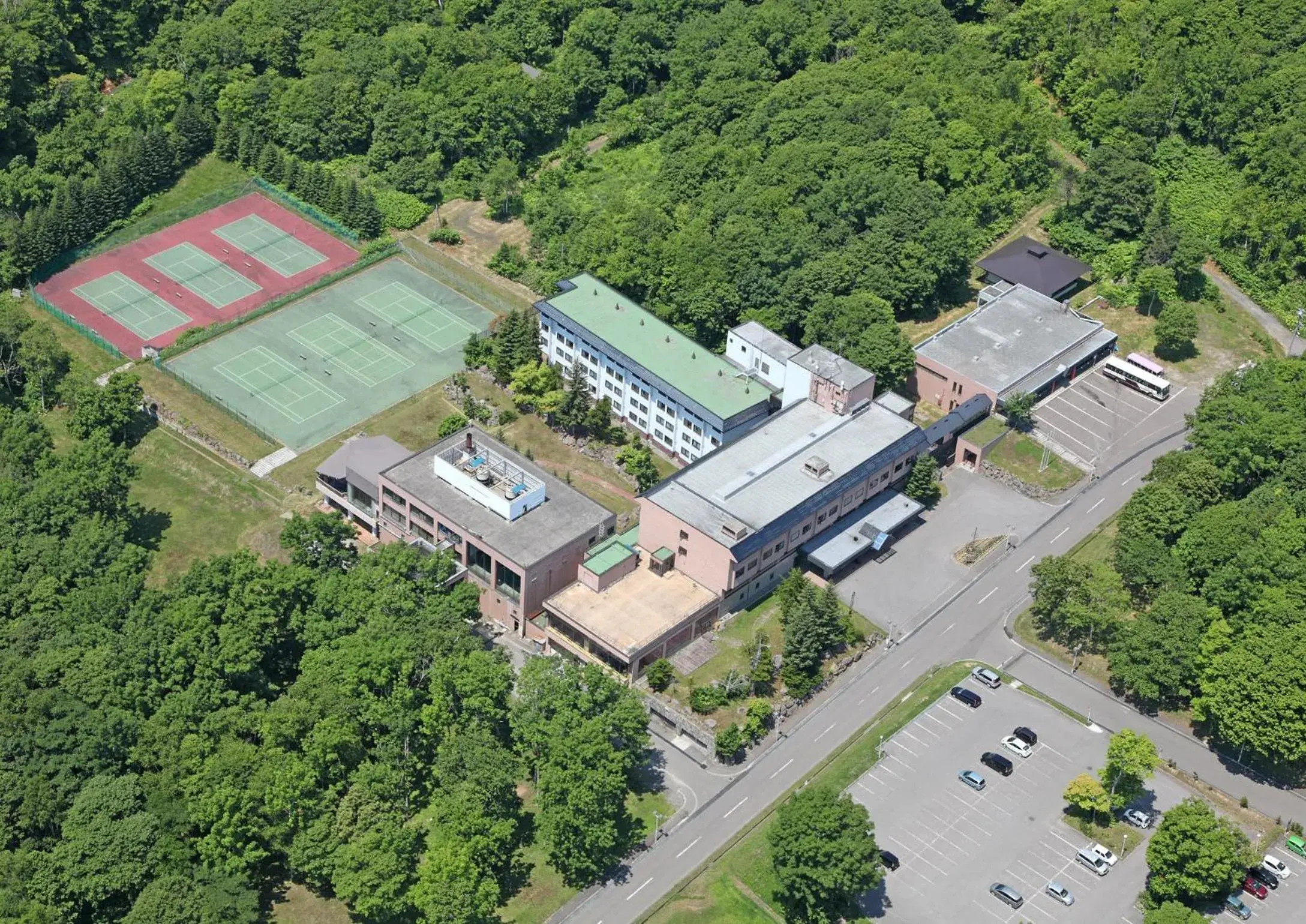 Property building, Bird's-eye View in Hotel Kanronomori