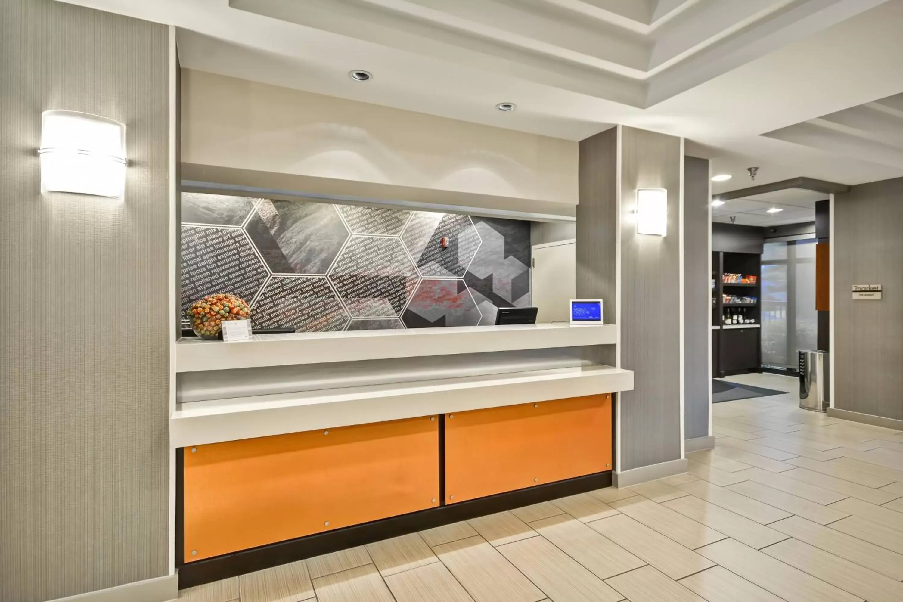 Lobby or reception, Lobby/Reception in SpringHill Suites by Marriott San Antonio Medical Center/Northwest