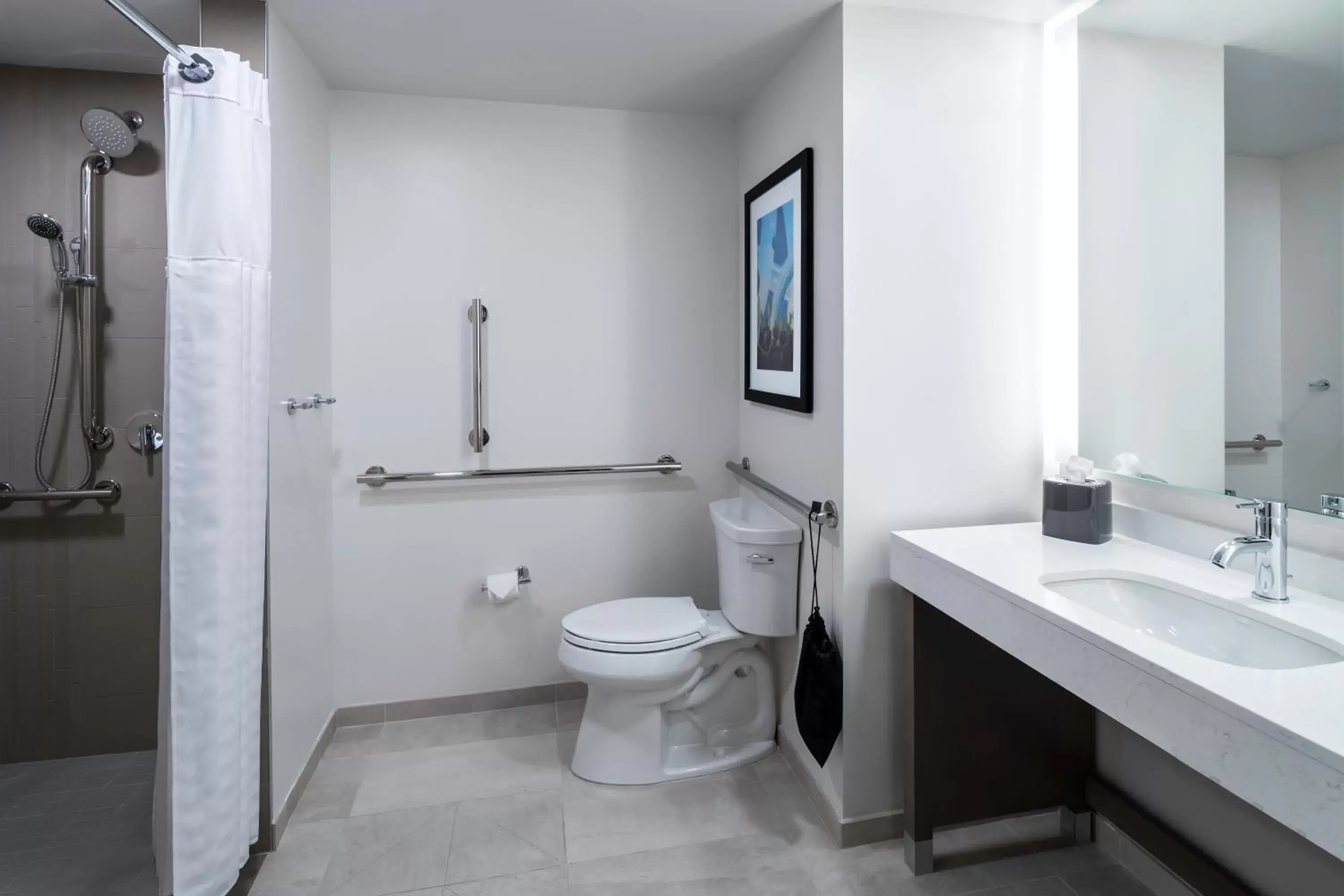 Bathroom in Hyatt House Tempe Phoenix University Bathroom in Hyatt House Tempe Phoenix University