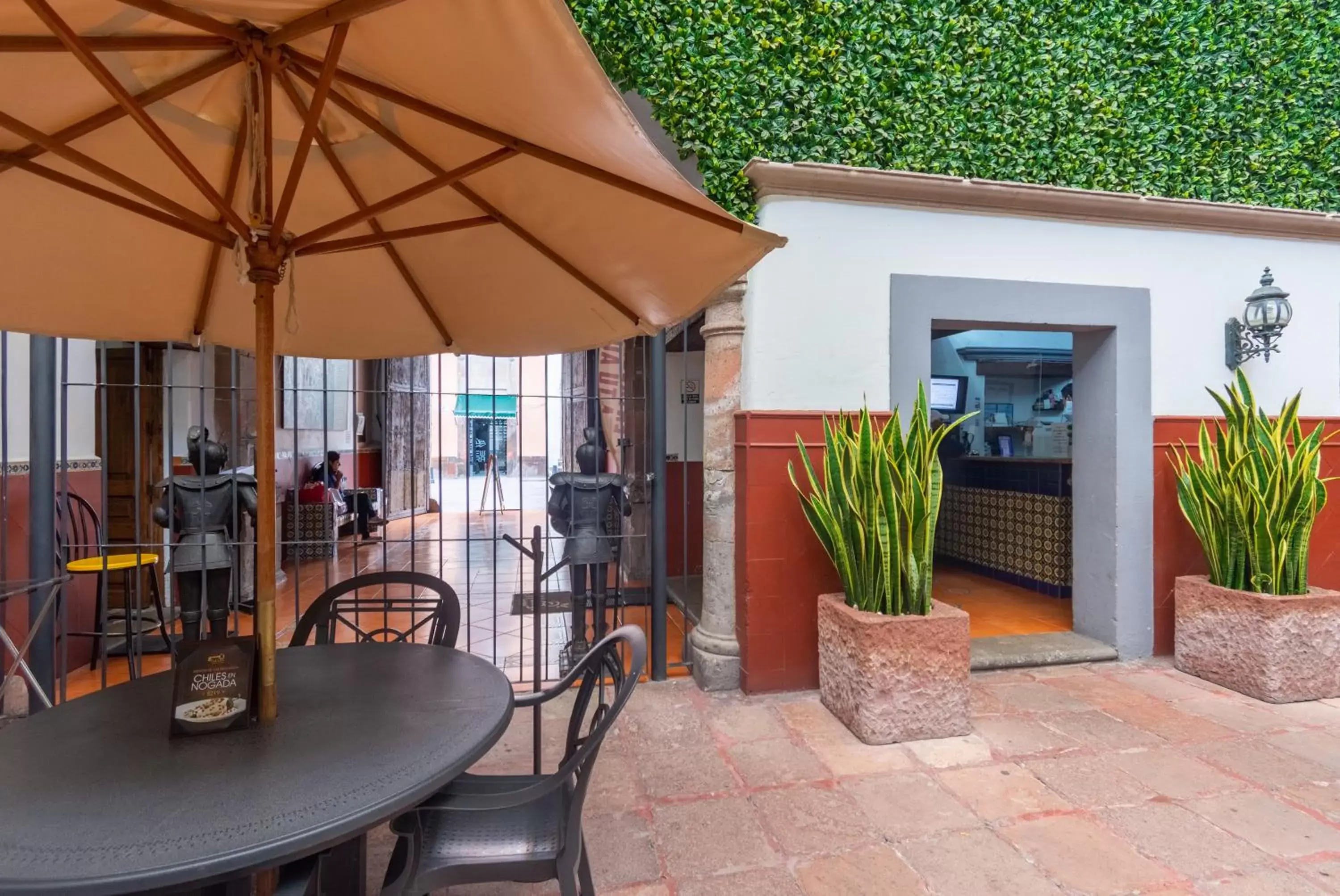 Patio in Hotel Hidalgo