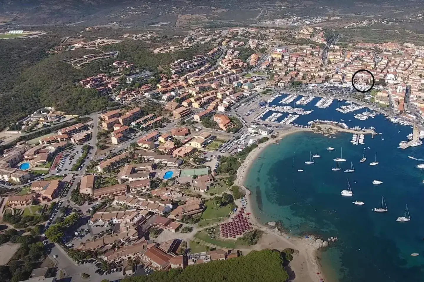 Property building, Bird's-eye View in La Vecchia Fonte