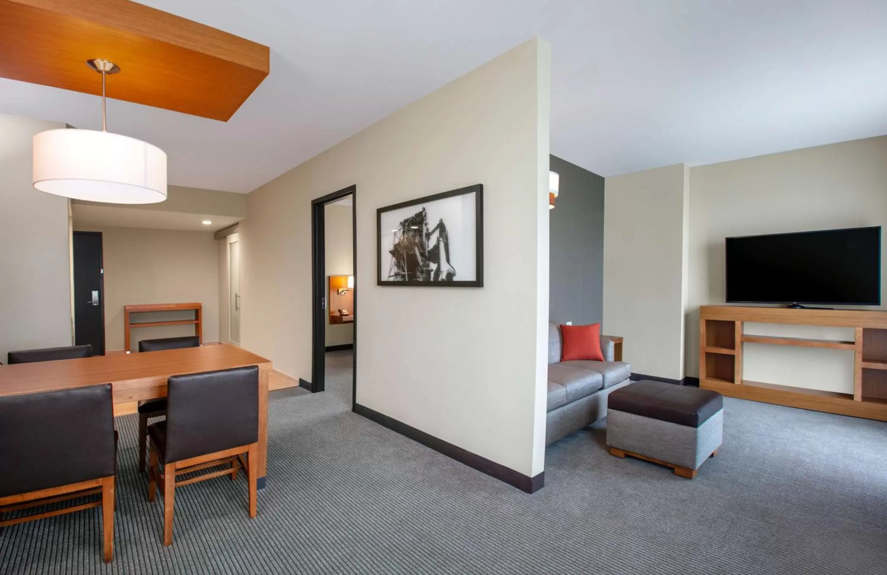 Photo of the whole room, Seating Area in Hyatt Place Titusville Kennedy Space Center Photo of the whole room, Seating Area in Hyatt Place Titusville Kennedy Space Center