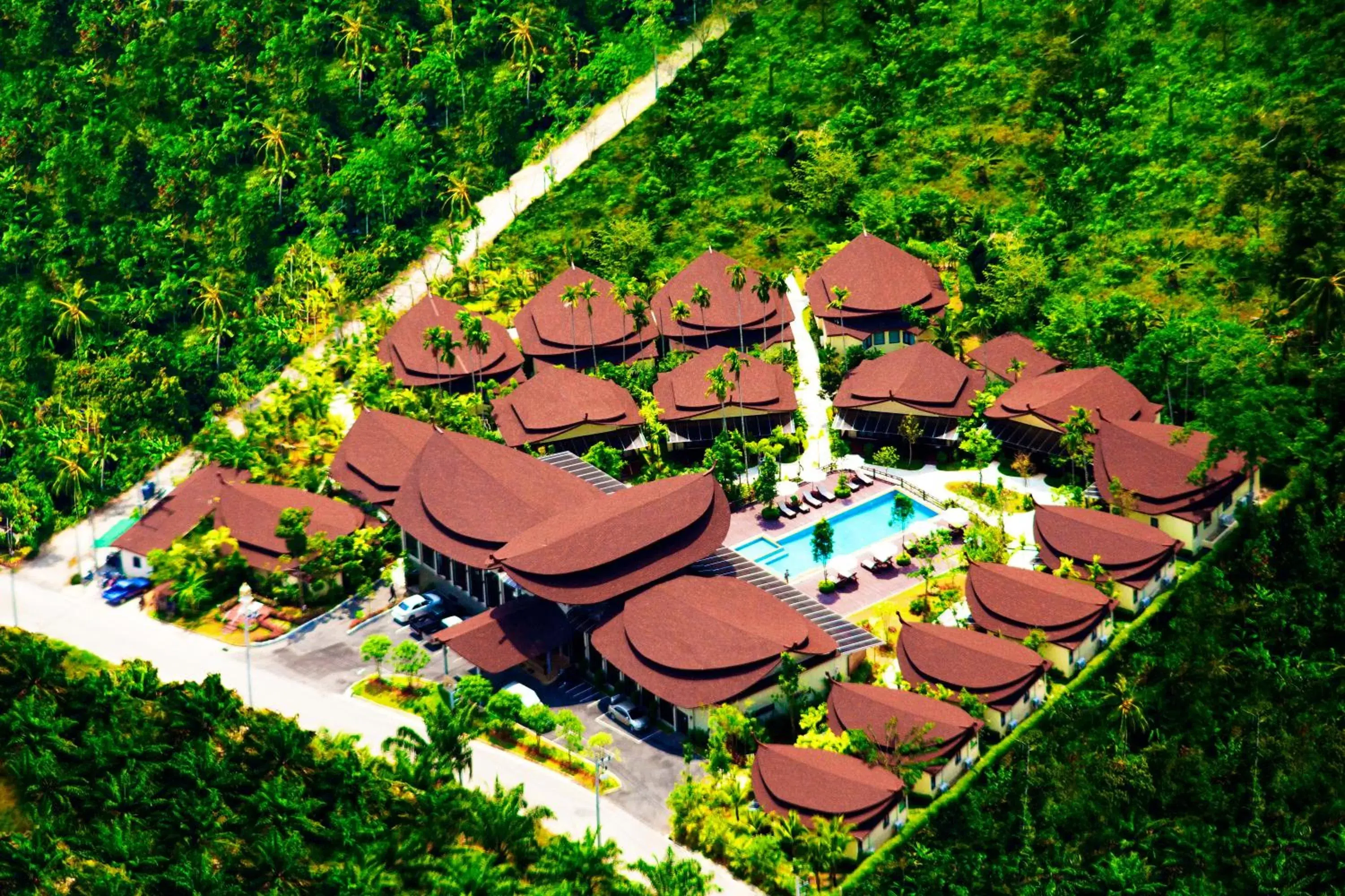 Facade/entrance, Bird's-eye View in Aonang Phu Petra Resort, Krabi - SHA Plus