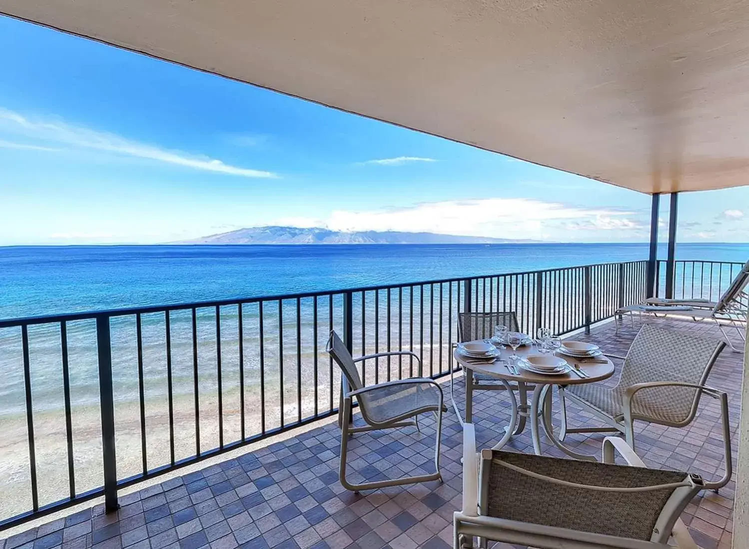 Patio in Aston Kaanapali Shores