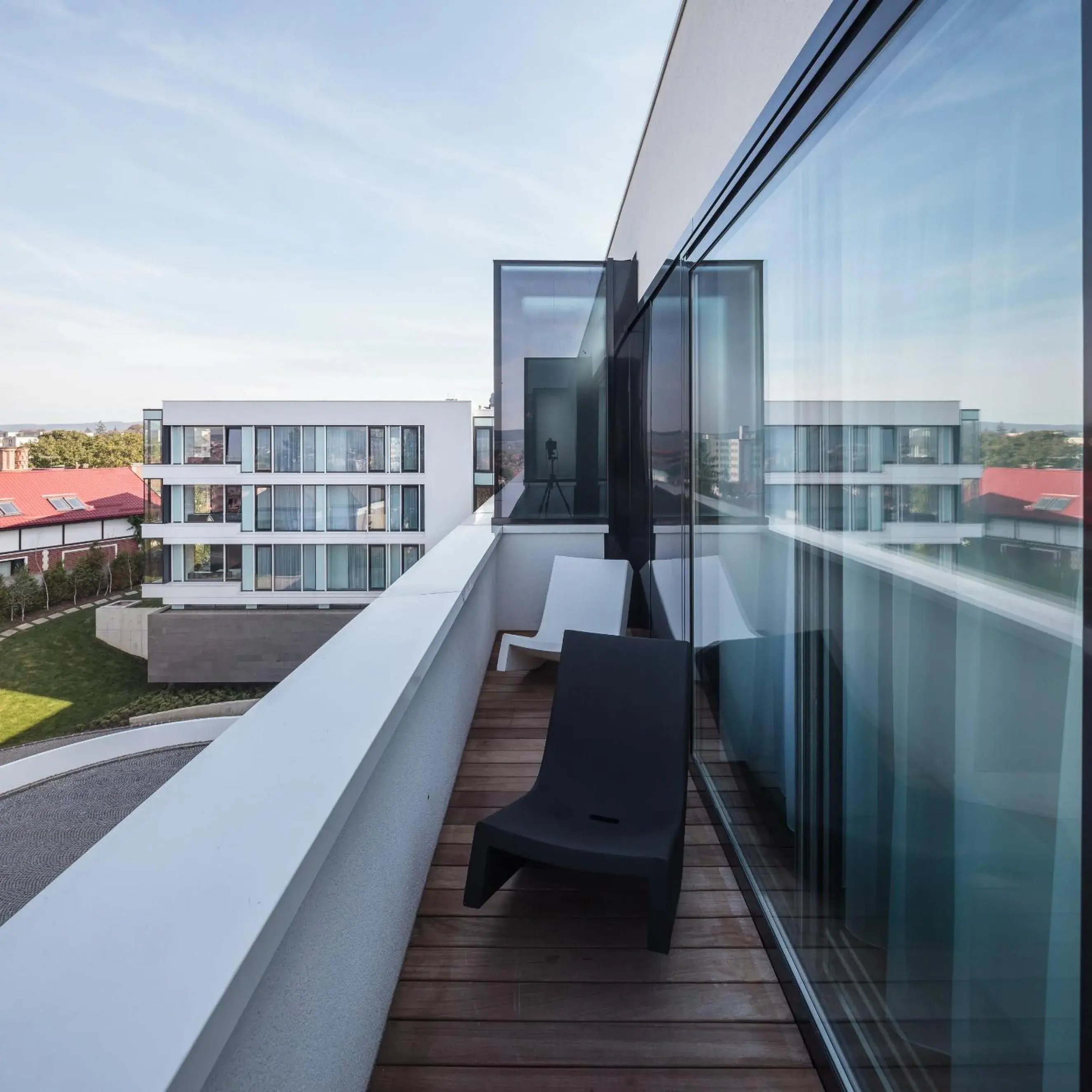 View (from property/room), Balcony/Terrace in Hotel Privo