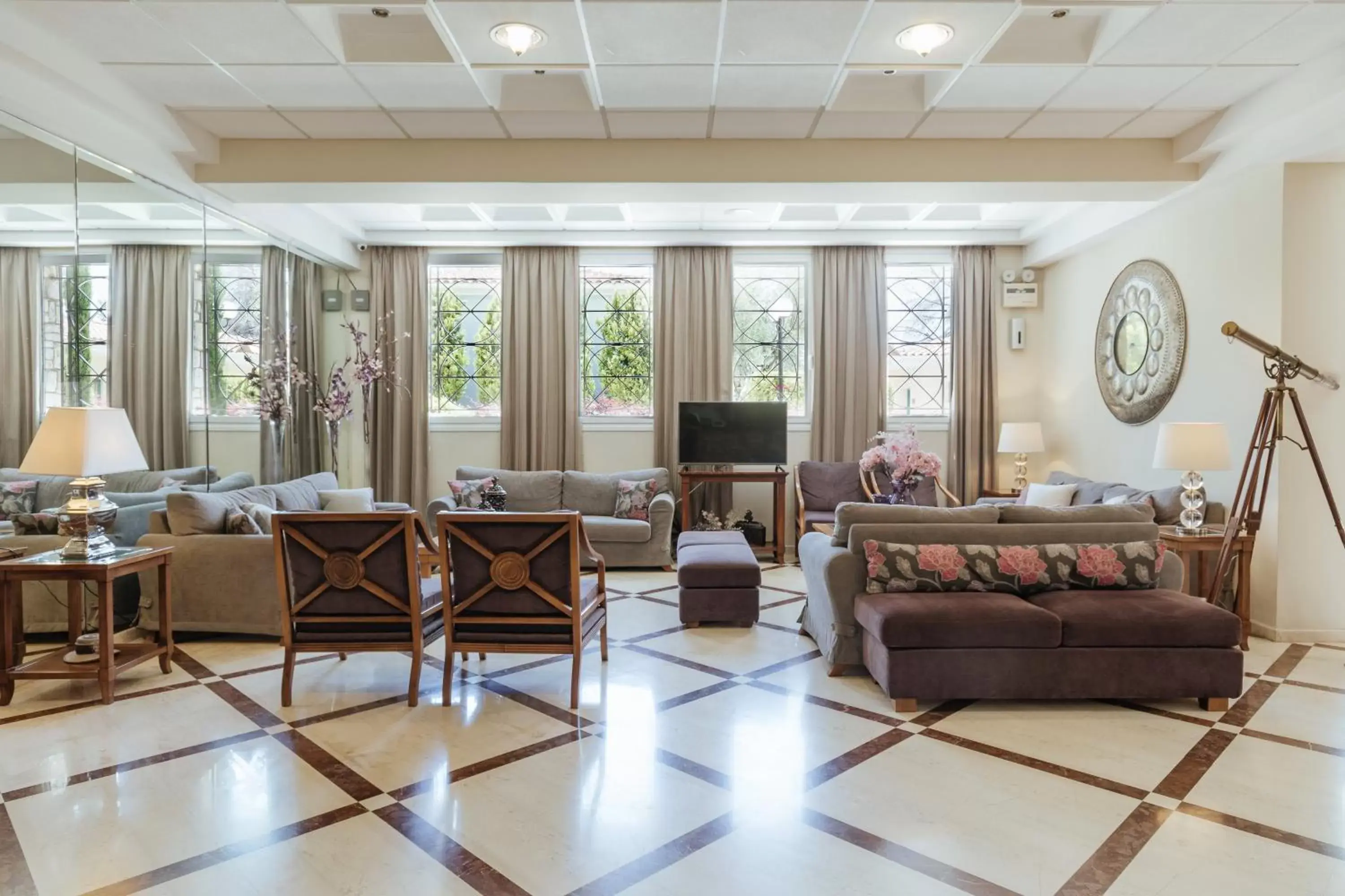 Lobby or reception in Akti Taygetos - Conference Resort Lobby or reception in Akti Taygetos - Conference Resort