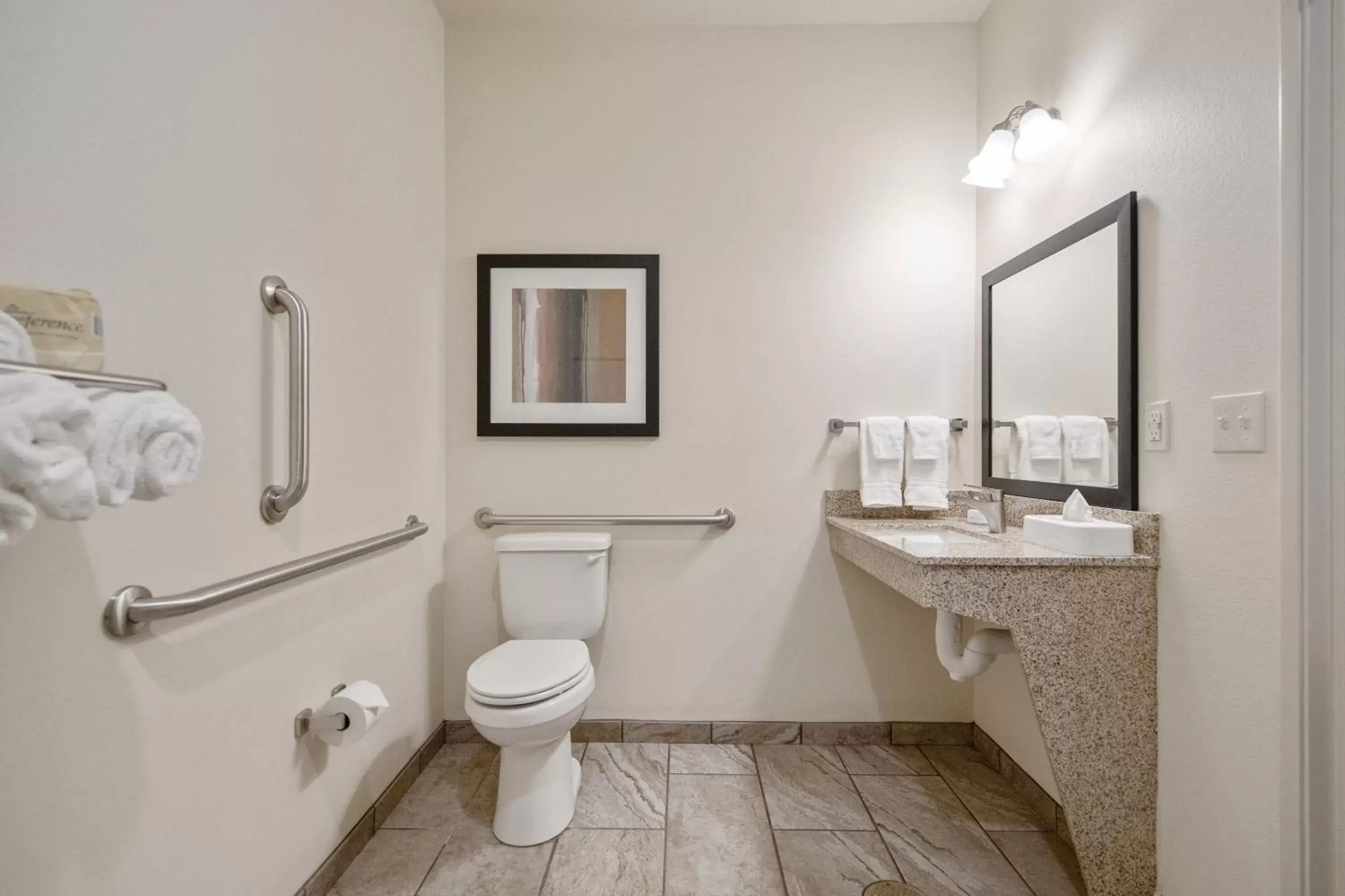 Toilet, Bathroom in Cobblestone Hotel & Suites - Austin