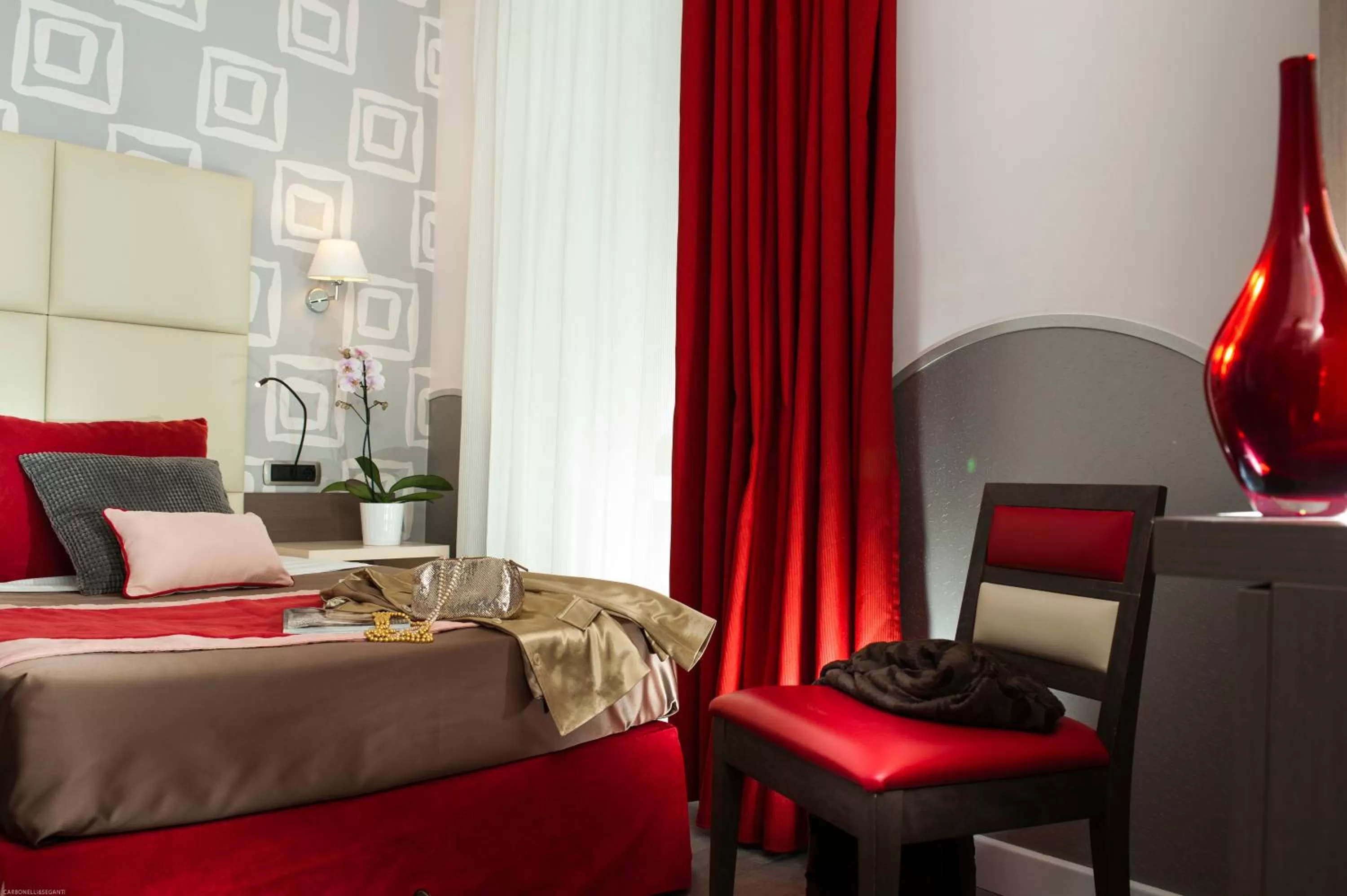 Bed in Demetra Hotel