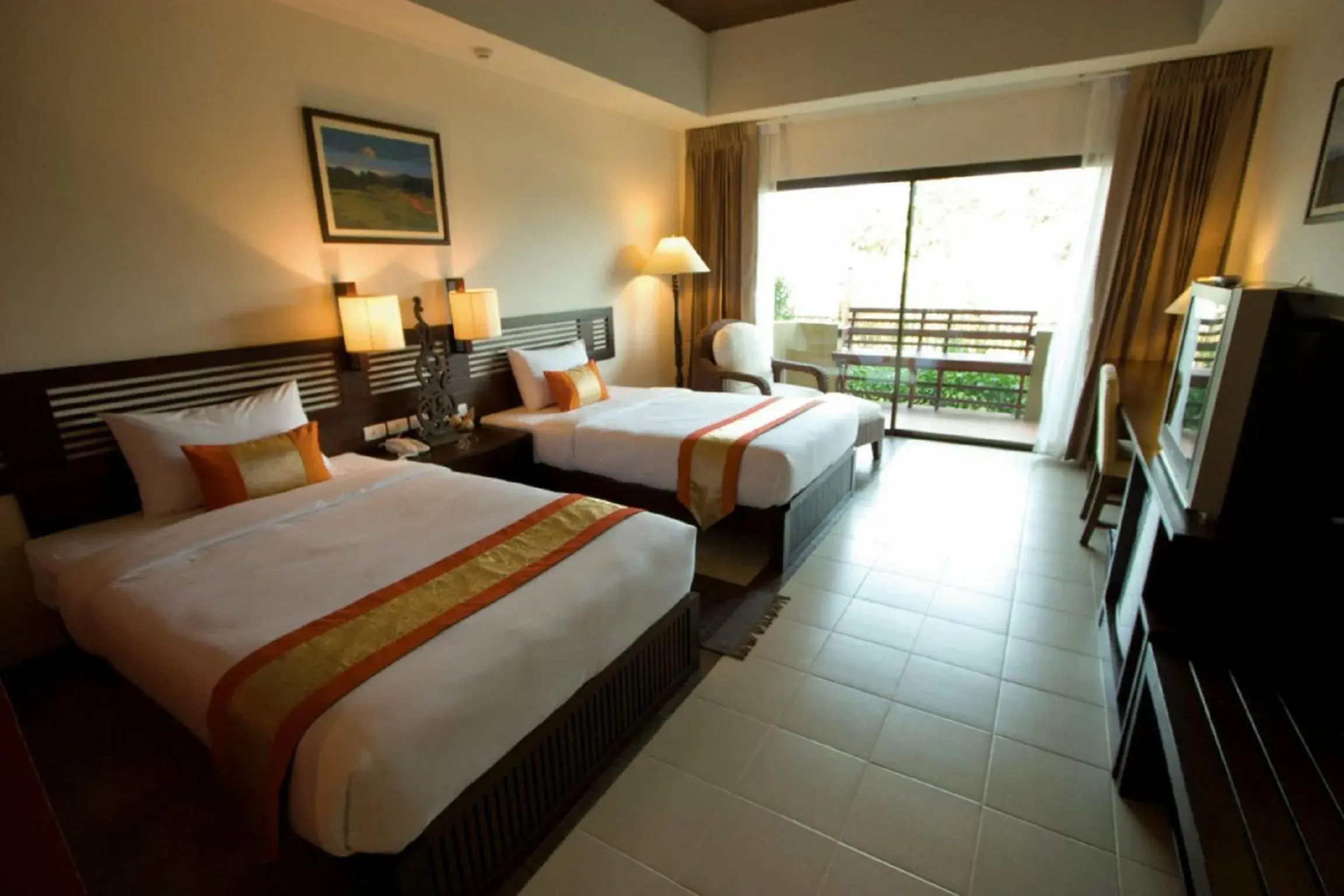 Bed in Mae Jo Golf Resort & Spa