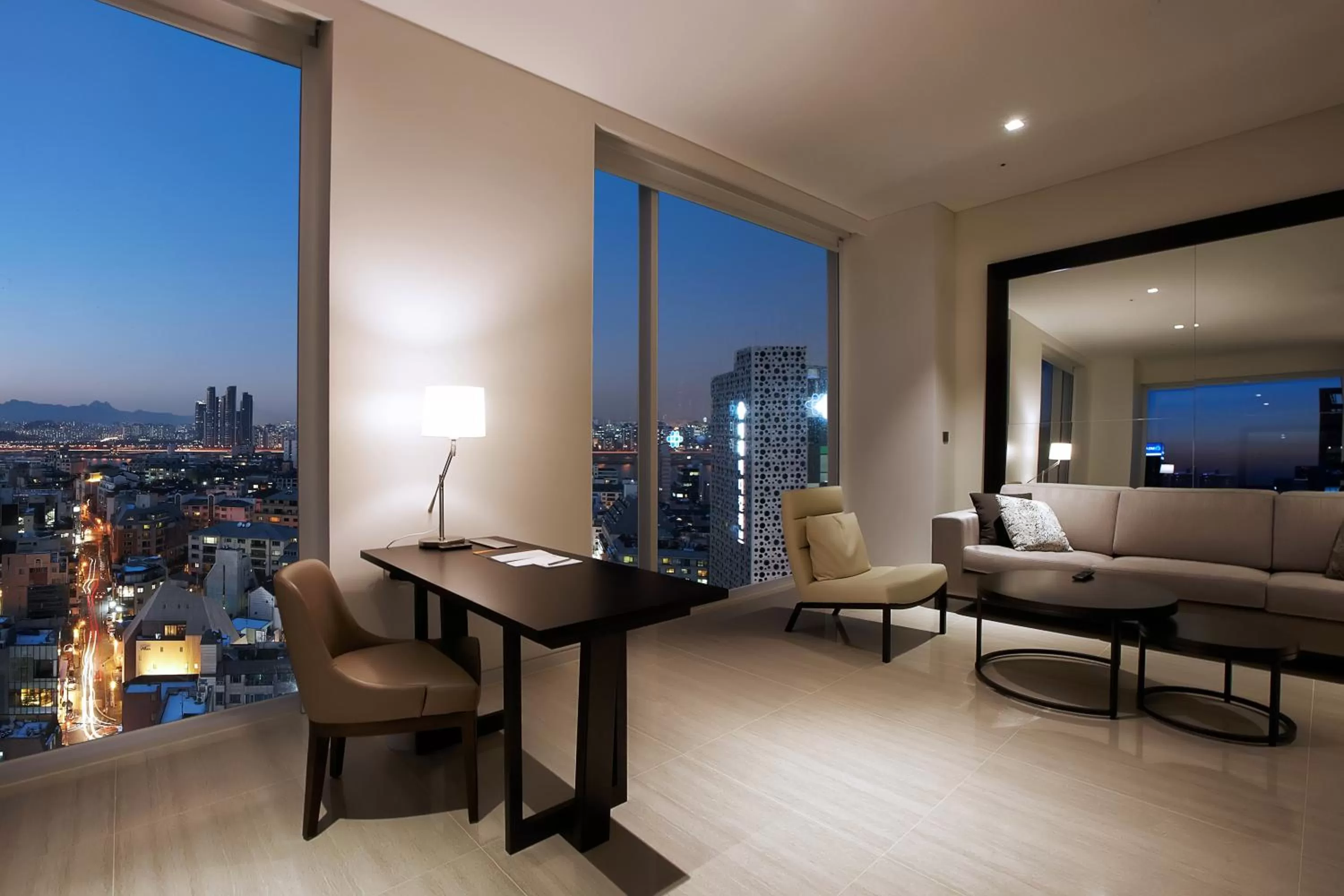 Living room in Hotel Entra Gangnam