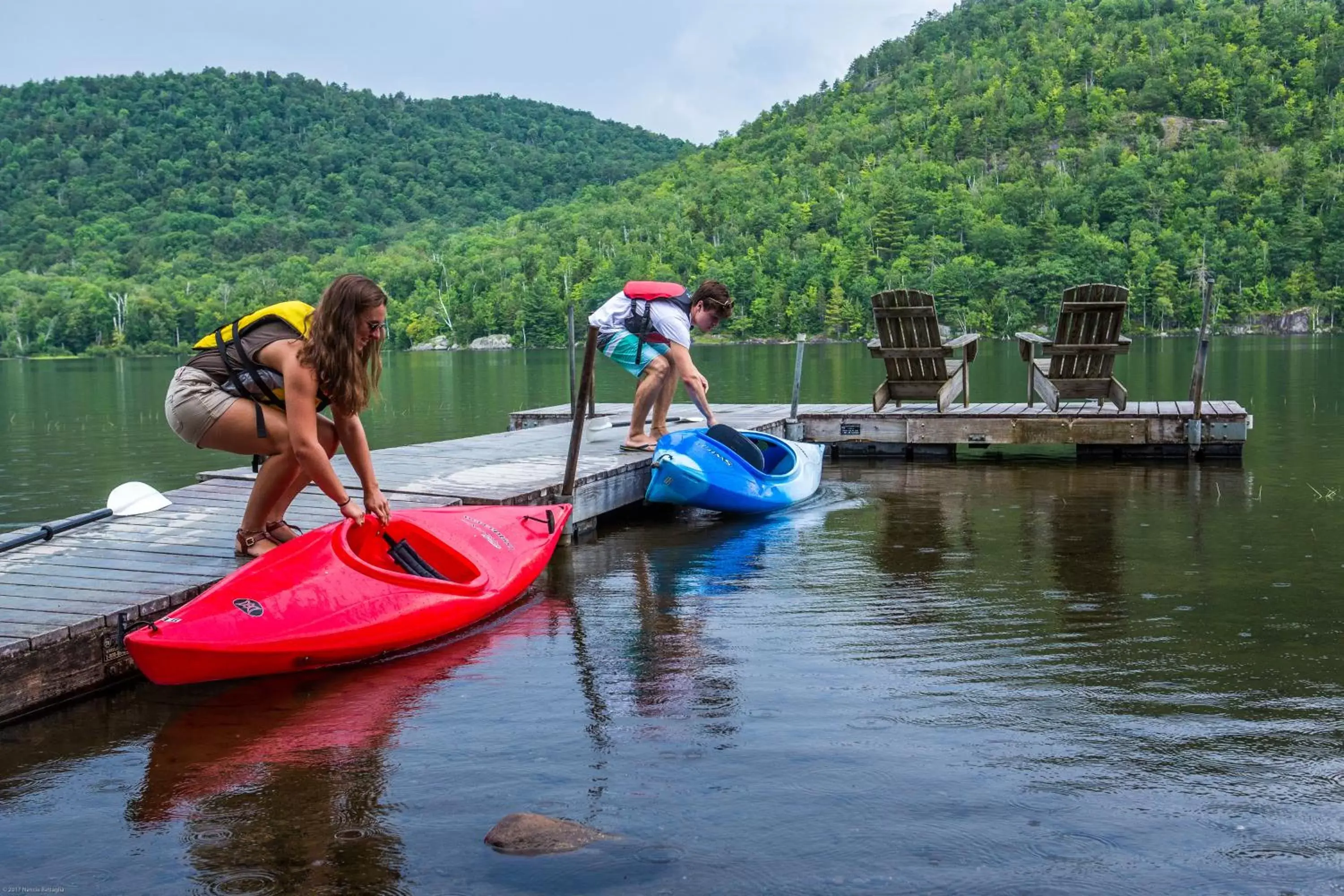 People, Canoeing in Garnet Hill Lodge