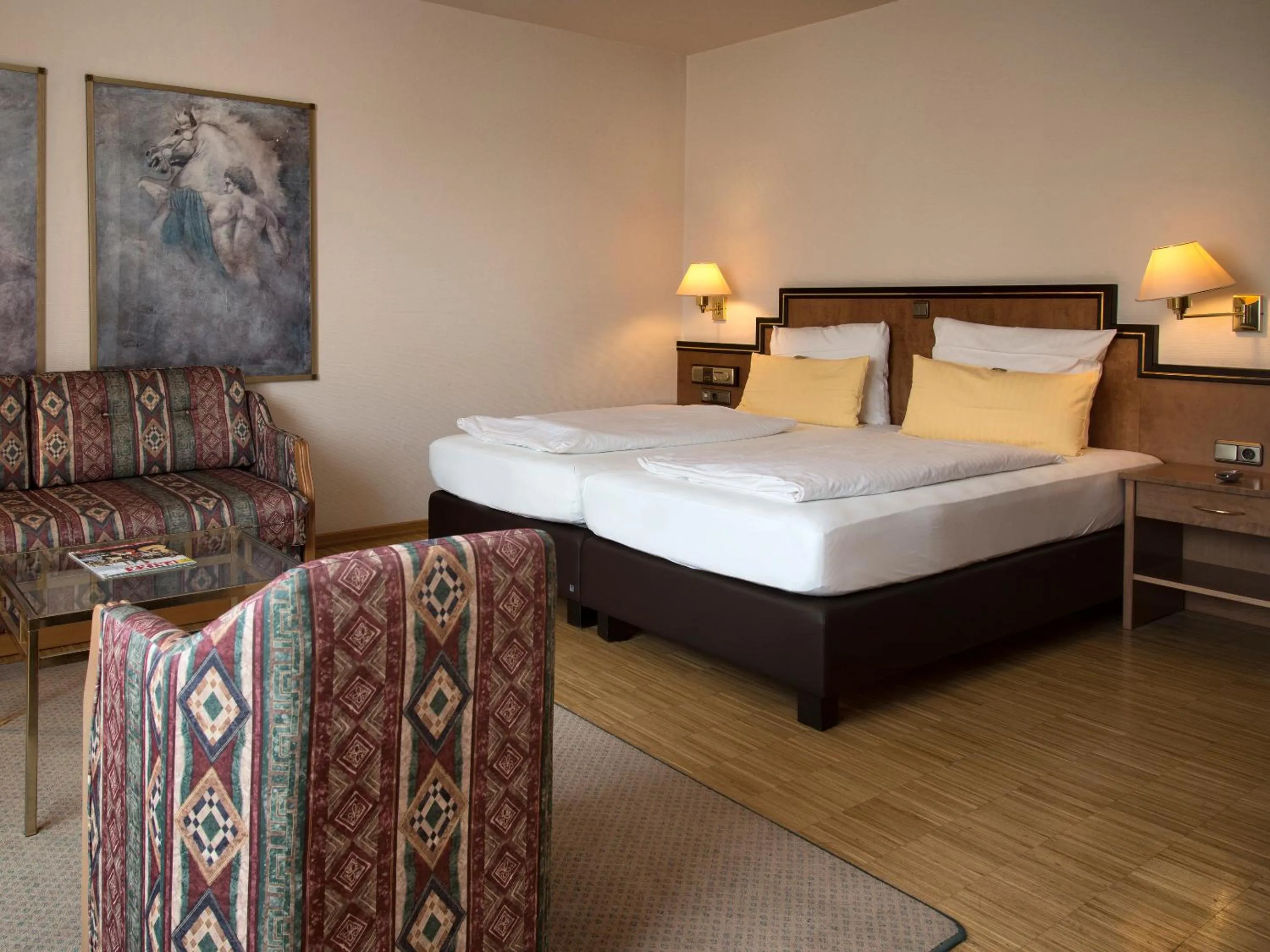 Photo of the whole room, Bed in Posthaus Hotel Residenz