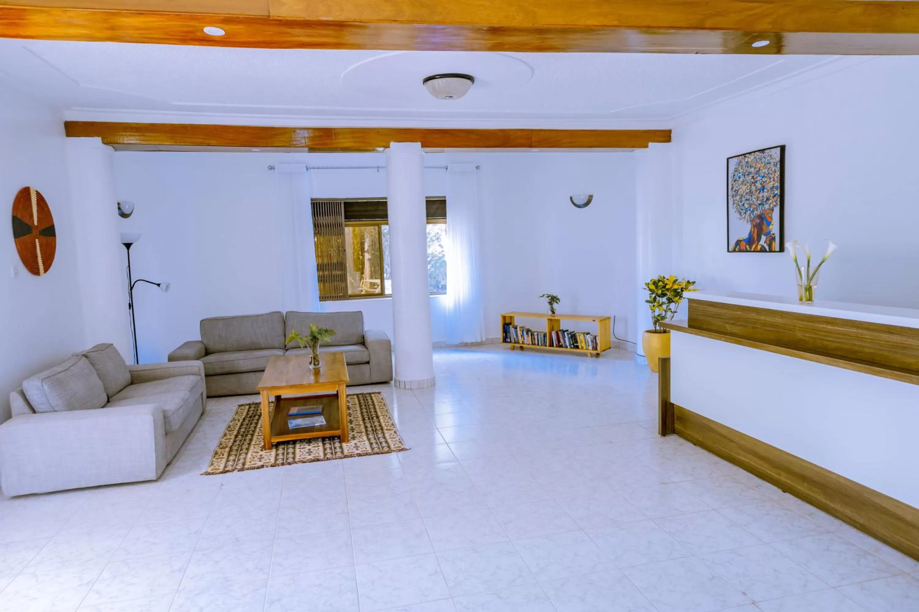 Lobby or reception, Bed in Nature Kigali