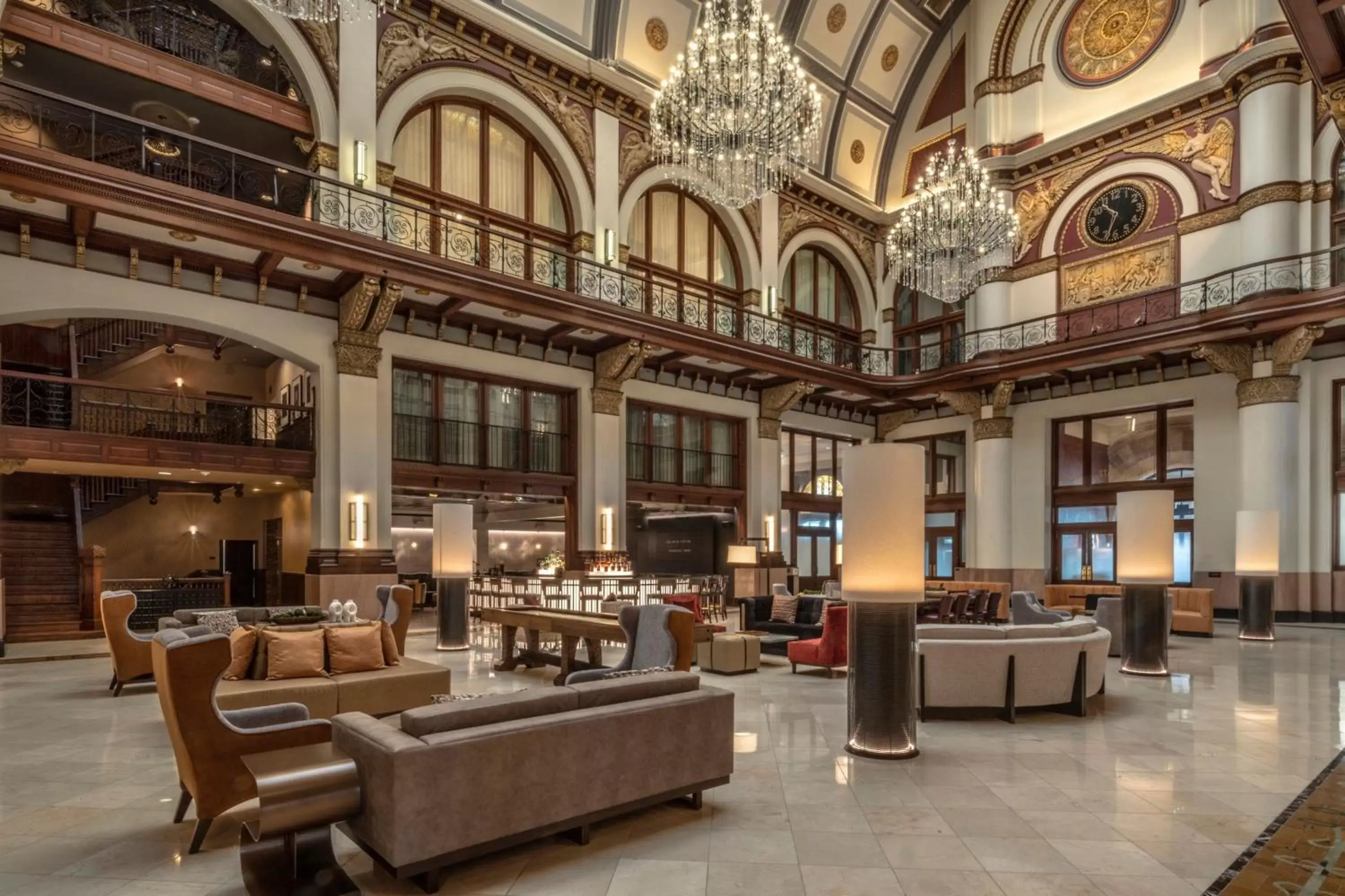 Lobby or reception in The Union Station Nashville Yards, Autograph Collection